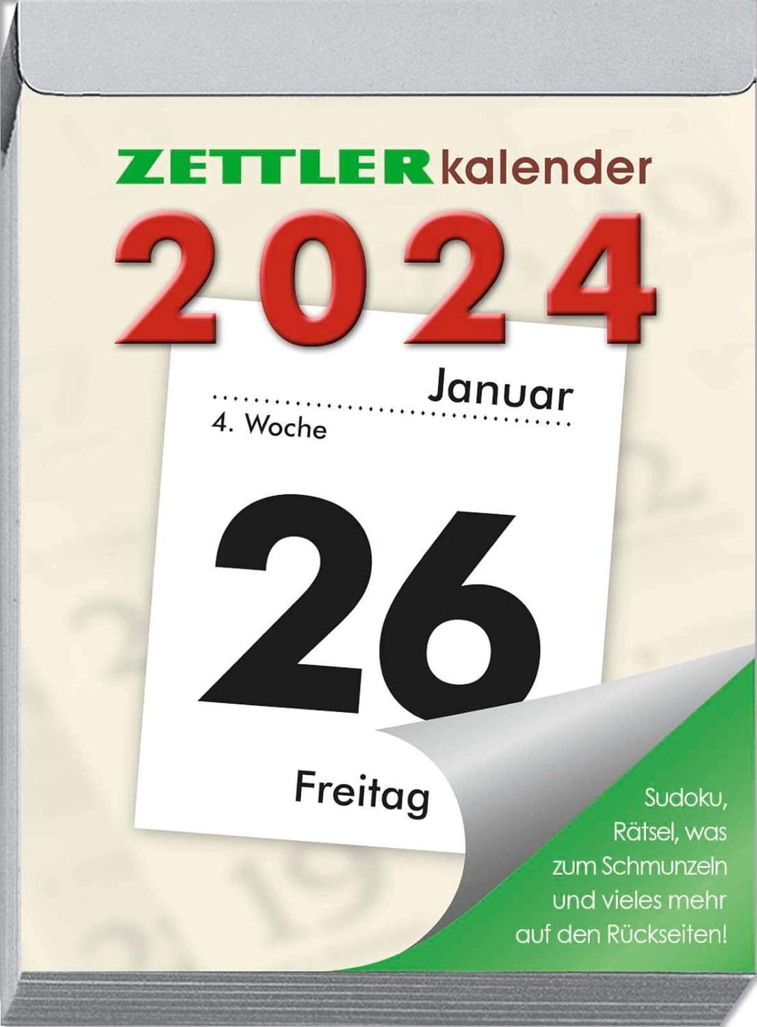 Tagesabrei&szlig;kalender XL 2024 8,2X10,7