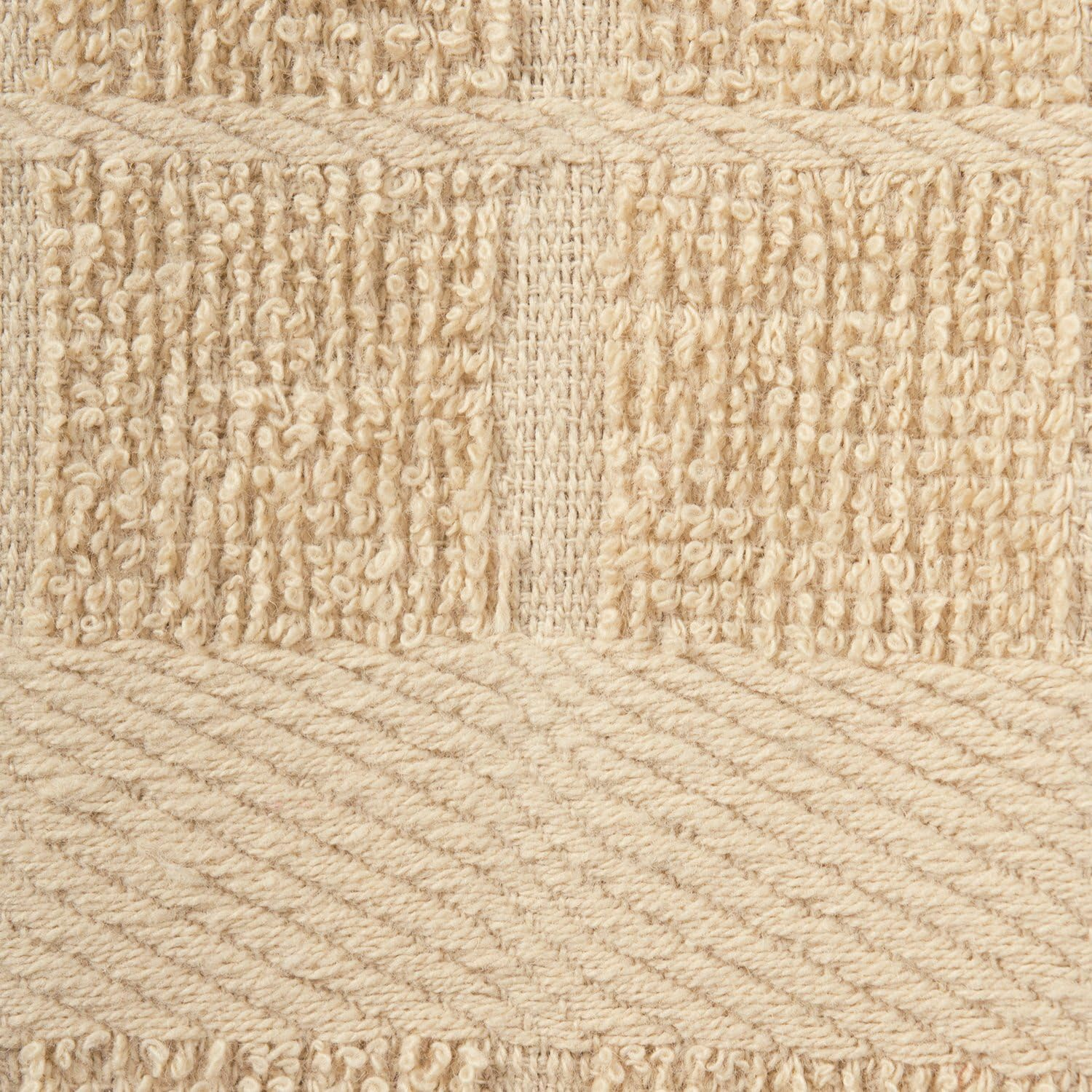 DII Basic Terry Collection Solid Windowpane Dishcloth Set, 12X12, Pebble, 6 Piece - Avocado image number 7