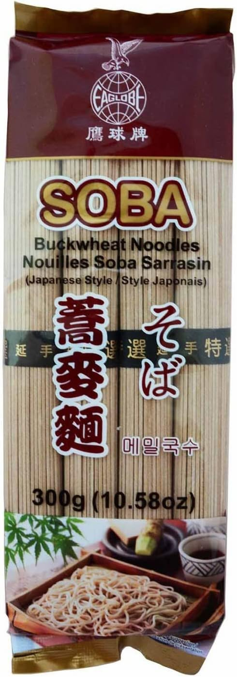 Eaglobe Soba Buckwheat Noodle 300G image number 3