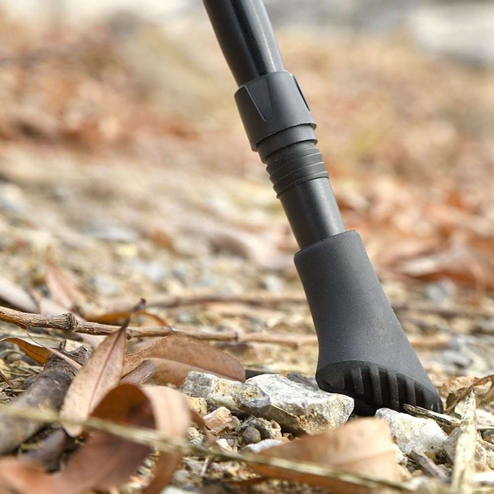 Meichoon 10 Pack Hiking Pole Tips Replacement Rubber Protectors for Trekking Walking Sticks Universal 11Mm/0.43" Fit TP13 image number 1