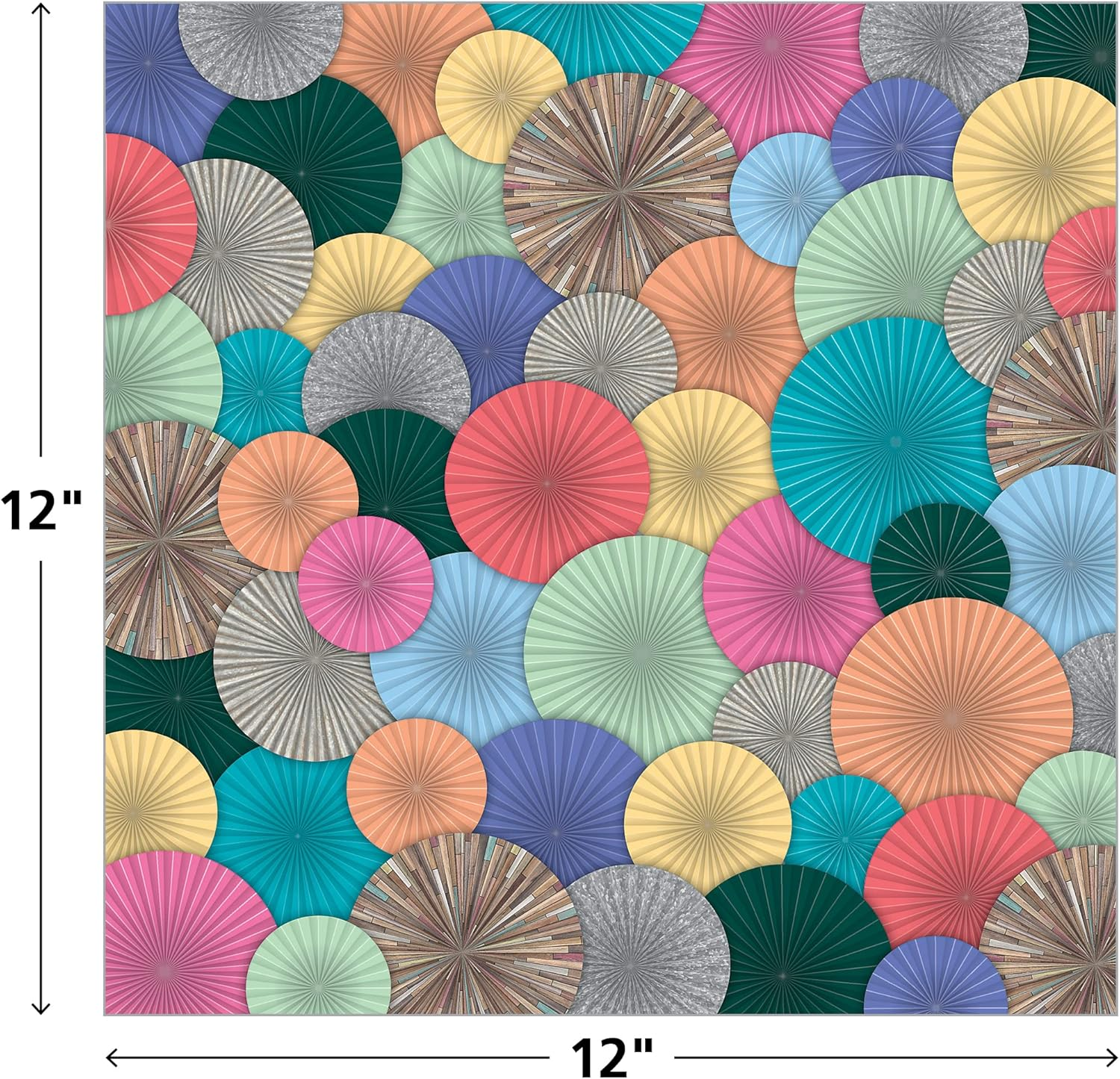 Teacher Created Resources Farmhouse Chic Scrapbook Project Paper Pad 12"X 12" (TCR5581) - Confetti image number 4