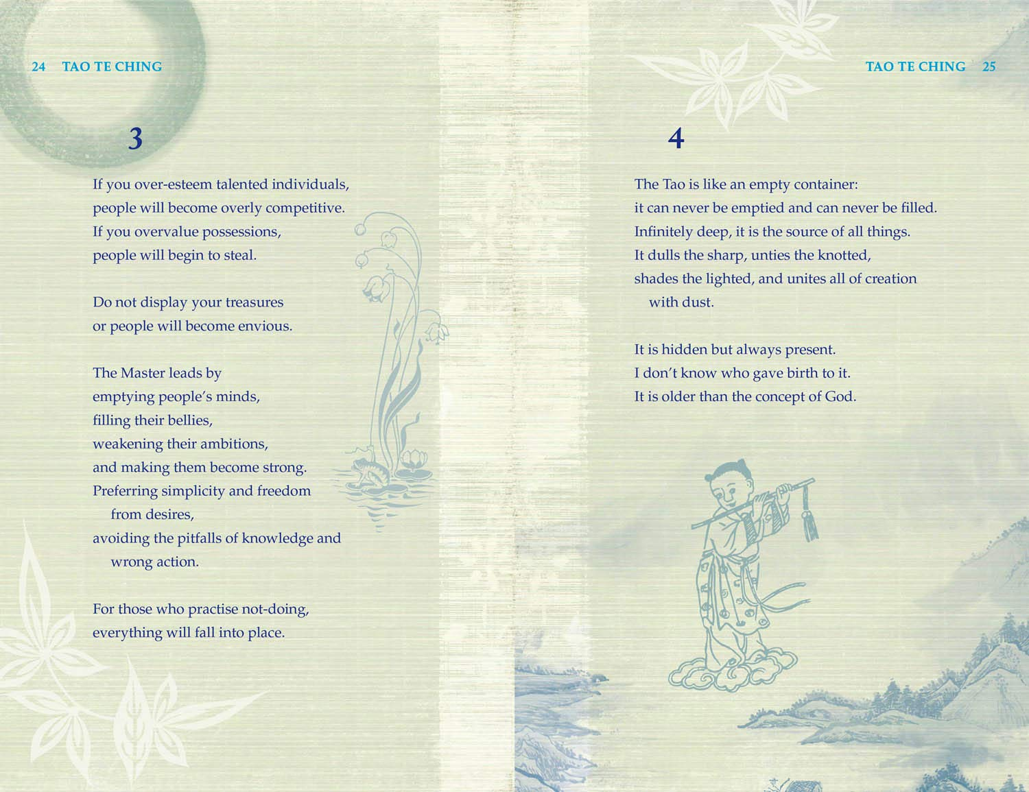 Tao Te Ching: Deluxe Silkbound Edition in a Slipcase image number 3