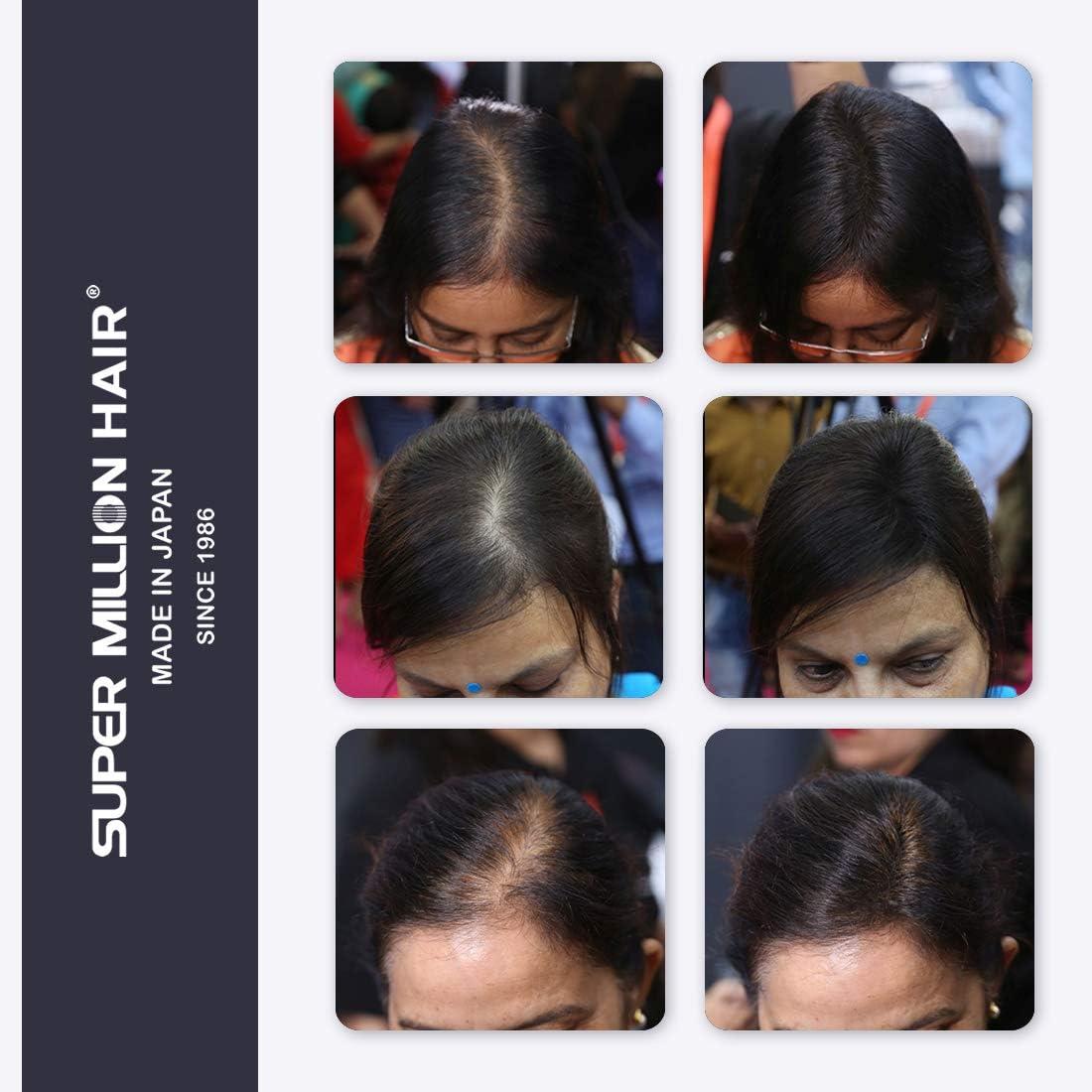 Super Million Hair 15G (No.3 Light Brown) - No.3 Light Brown image number 5