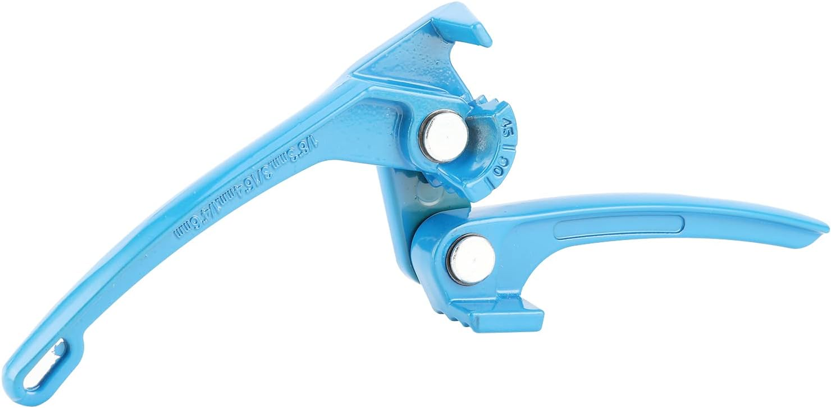 Tube Bender Pipe, Manual Tubing Bender 1/8Inch 3/16Inch 1/4Inch Tube Bender Tubing Fuel Brake AC Refrigerant Line Bending Tool Blue image number 5