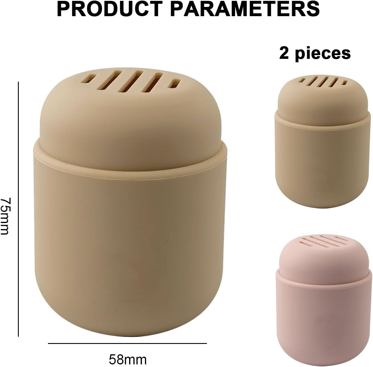 Qianqiao 2 Pieces Makeup Sponge Holder, Silicone Beauty Sponge Box, Breathable and Dust-Proof, Fast Drying, Easy to Carry, Suitable for Travel and Home Use image number 6
