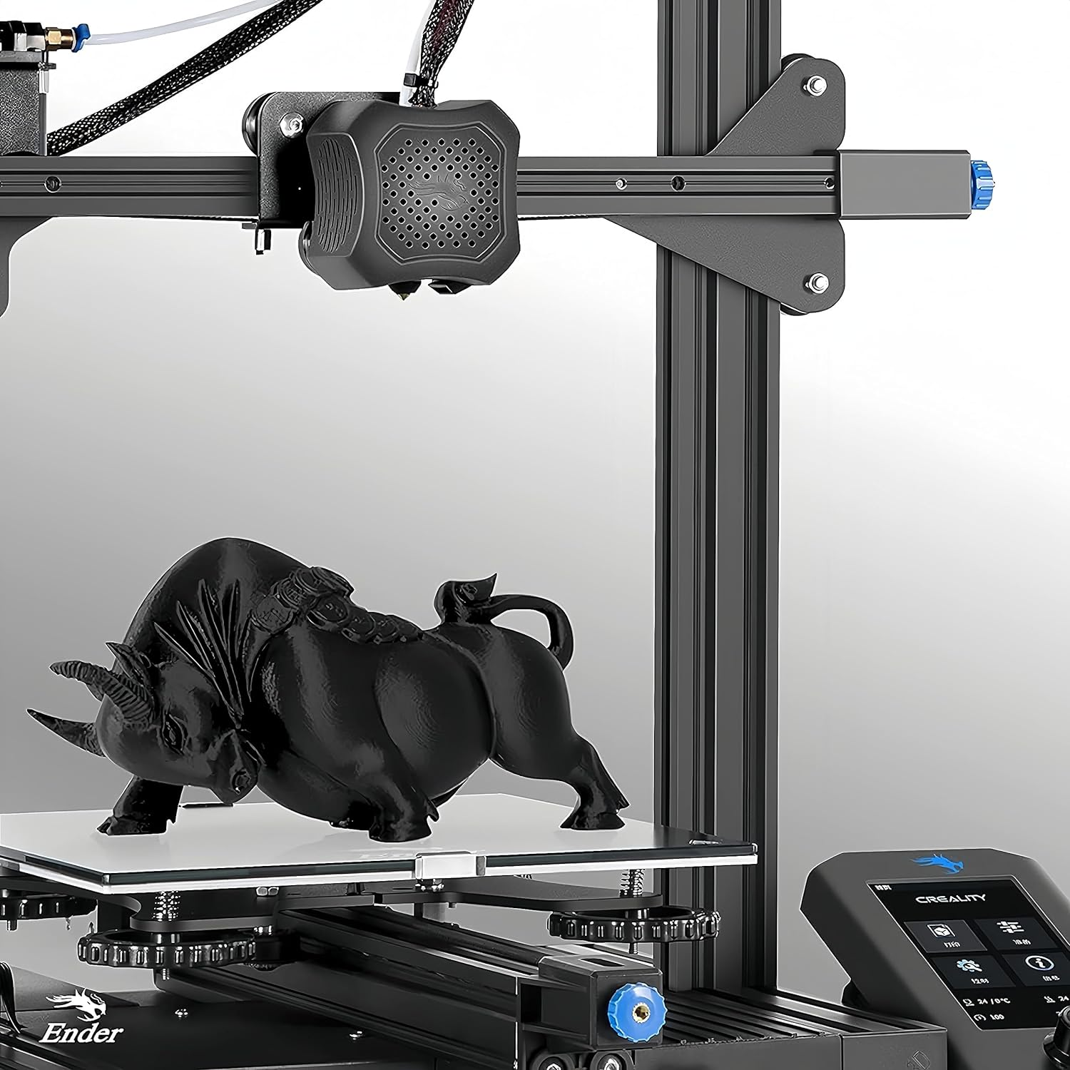 Ender PLA 3D Printer Filament,Pla Filament 1.75Mm No-Tangling, Strong Bonding and Overhang Performance Dimensional Accuracy +/-0.02Mm, 2.2Lbs/Spool,Fit Most FDM 3D Printers (1Kg Black) image number 4