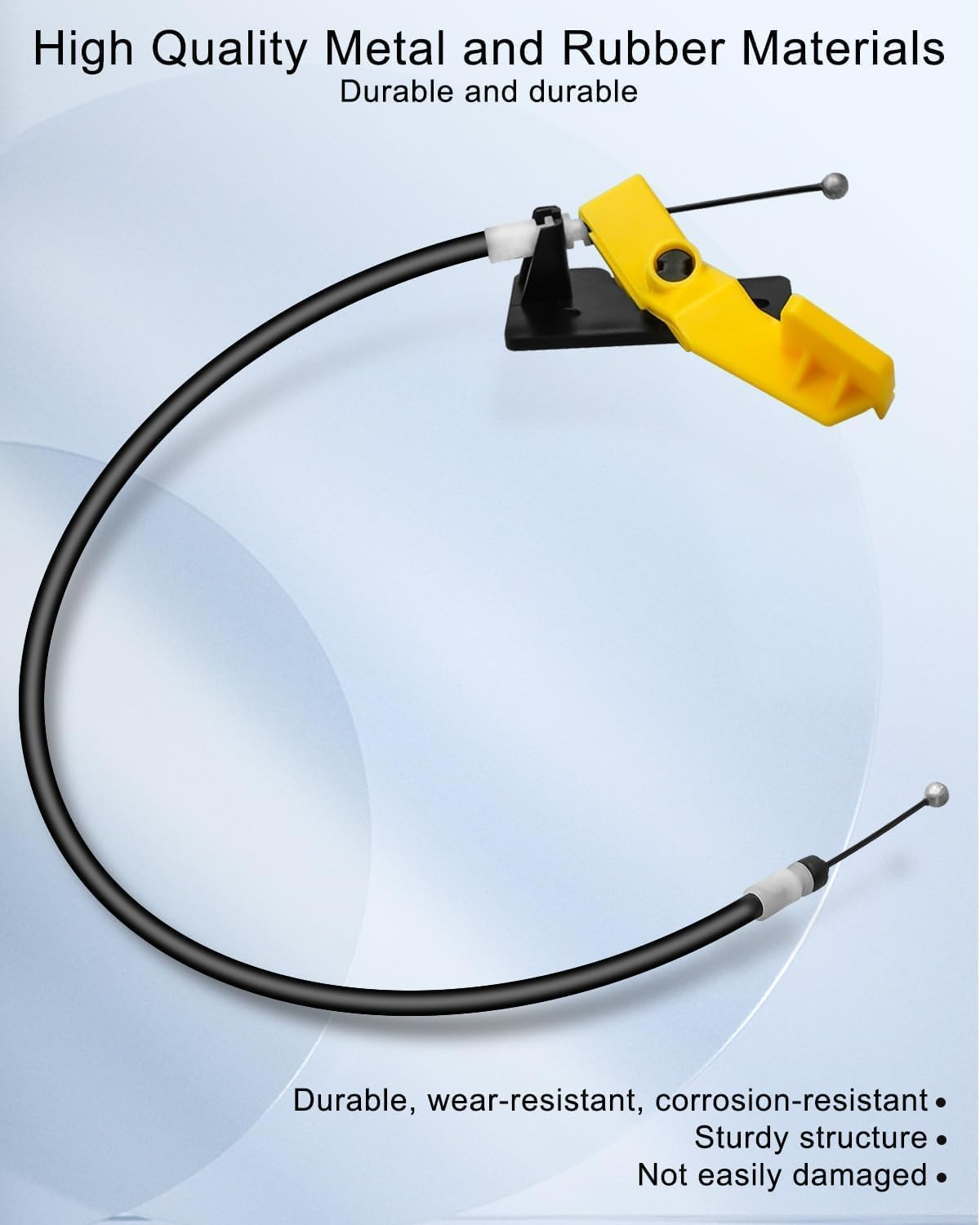 Hood Release Cable Fit for Jeep Renegade 2015 2016 2017 2018 2019 2020 2021 Replace 68247126AA Hood Latch Hood Lock Release Cable image number 1