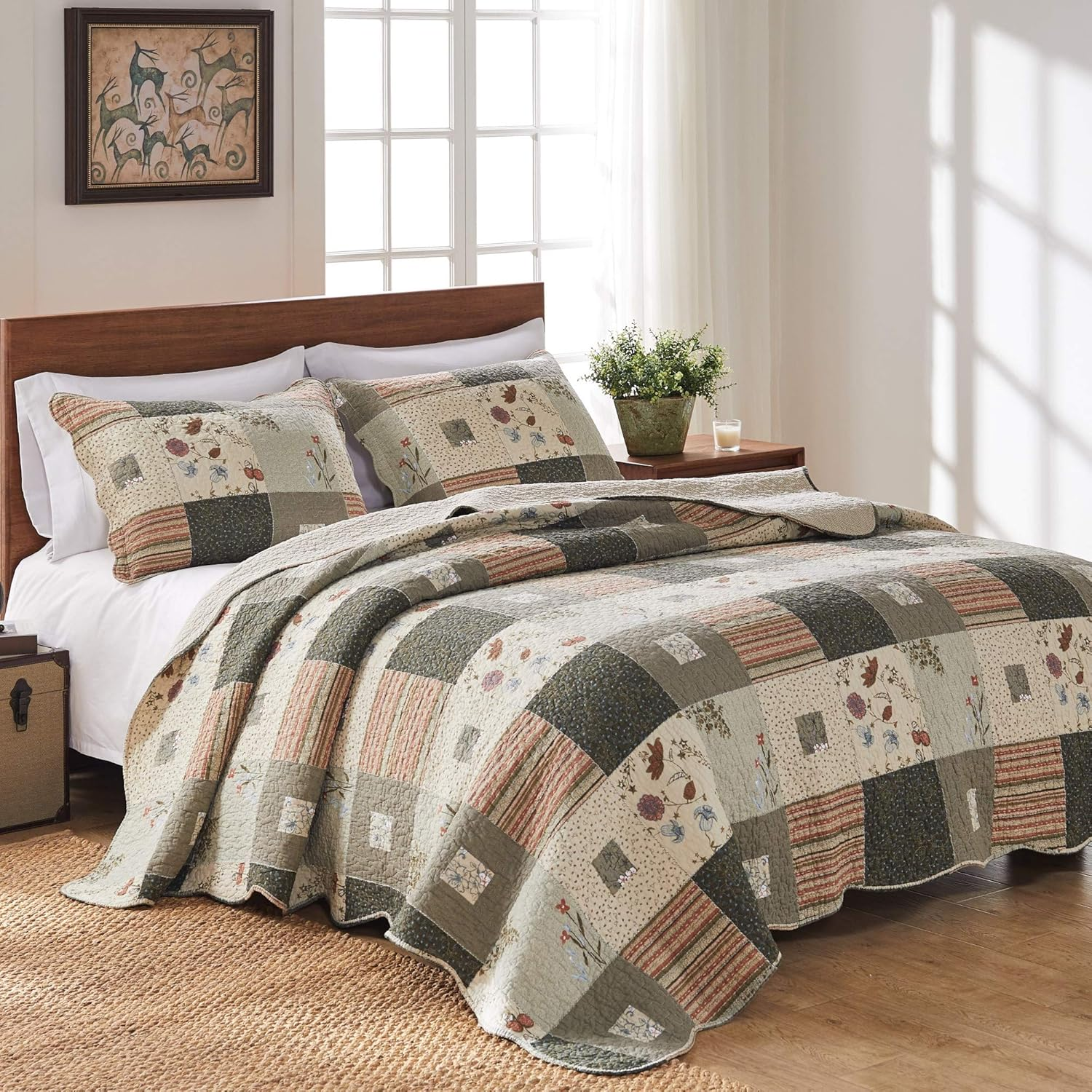 Greenland Home Fashions Sedona Quilt Set image number 4