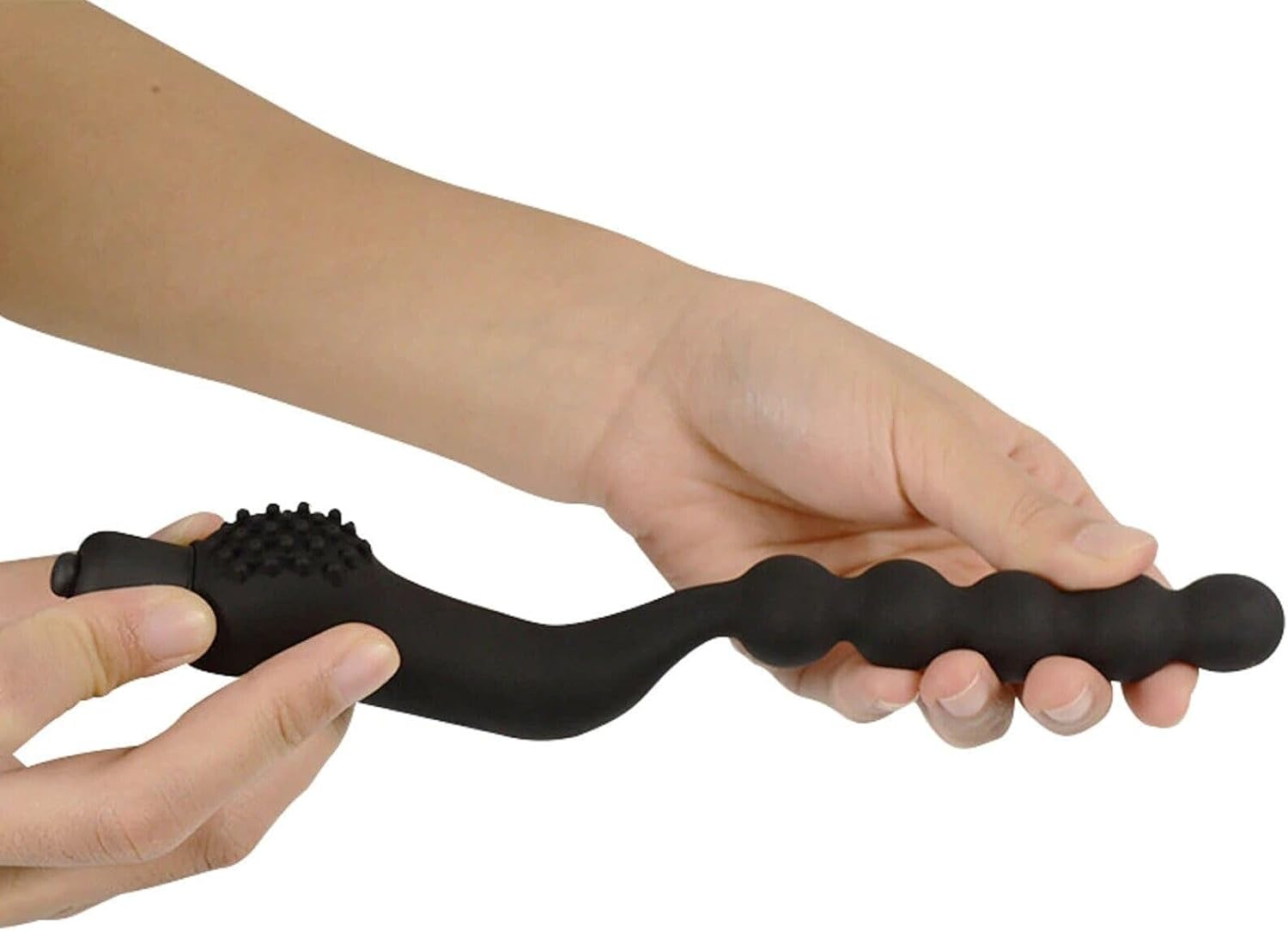 Vibrating Anal Beads Sex Toys Anal Plug Vibrator for Men and Women - Flexible Silicone 10 Vibration Modes Prostate Massager Butt Plug Male Dildo Bead Design Anal Vibrator for Men, Women and Couples Adult Sex Toy image number 3