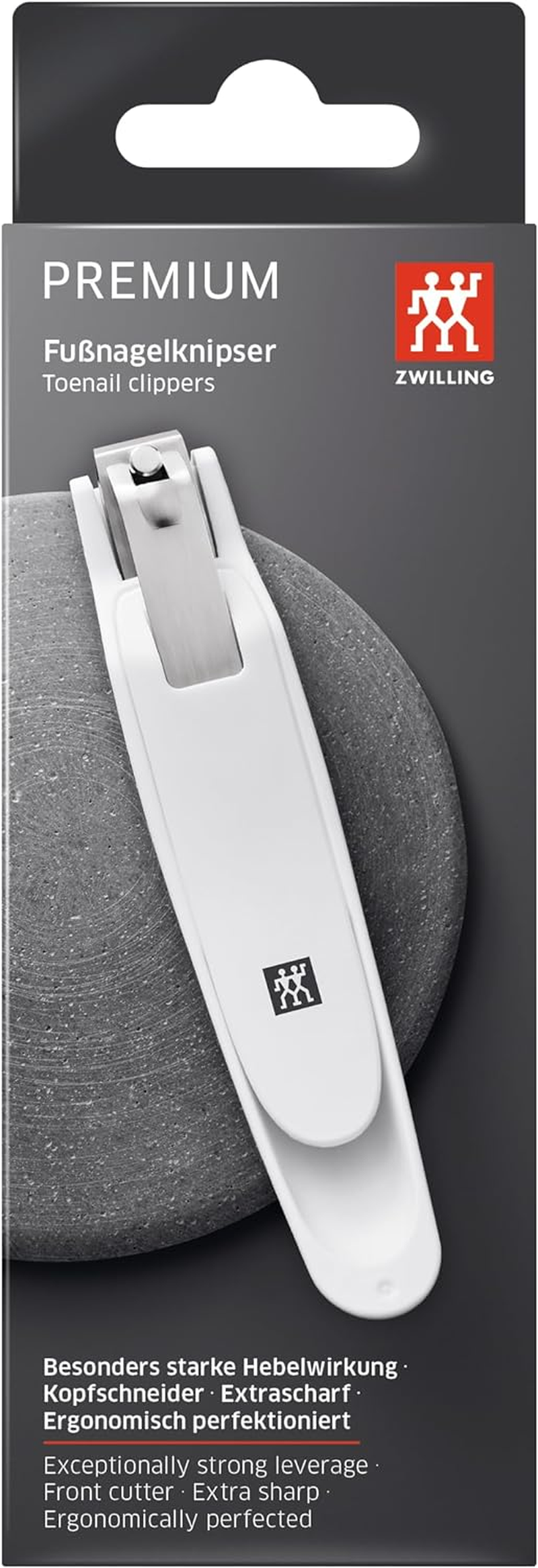 ZWILLING Toenail Clippers (With Nail Catcher, Extra Large, Sharp Straight Edge, for Left and Right Handers), Premium, White, 145 Mm image number 5