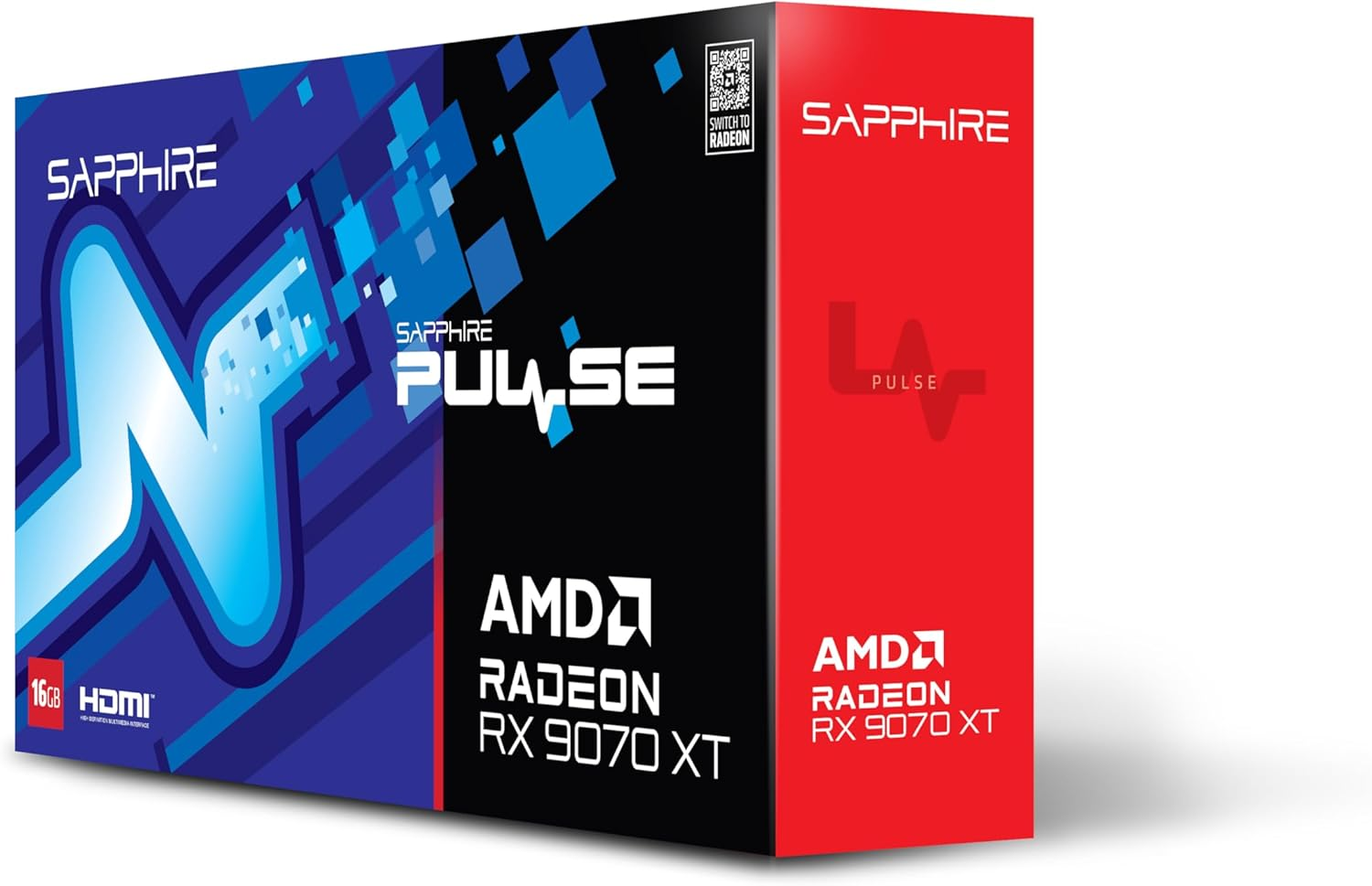 Sapphire Pulse AMD Radeon&trade; RX 9070 XT Gaming 16GB Dual Hdmi/Dual DP image number 2