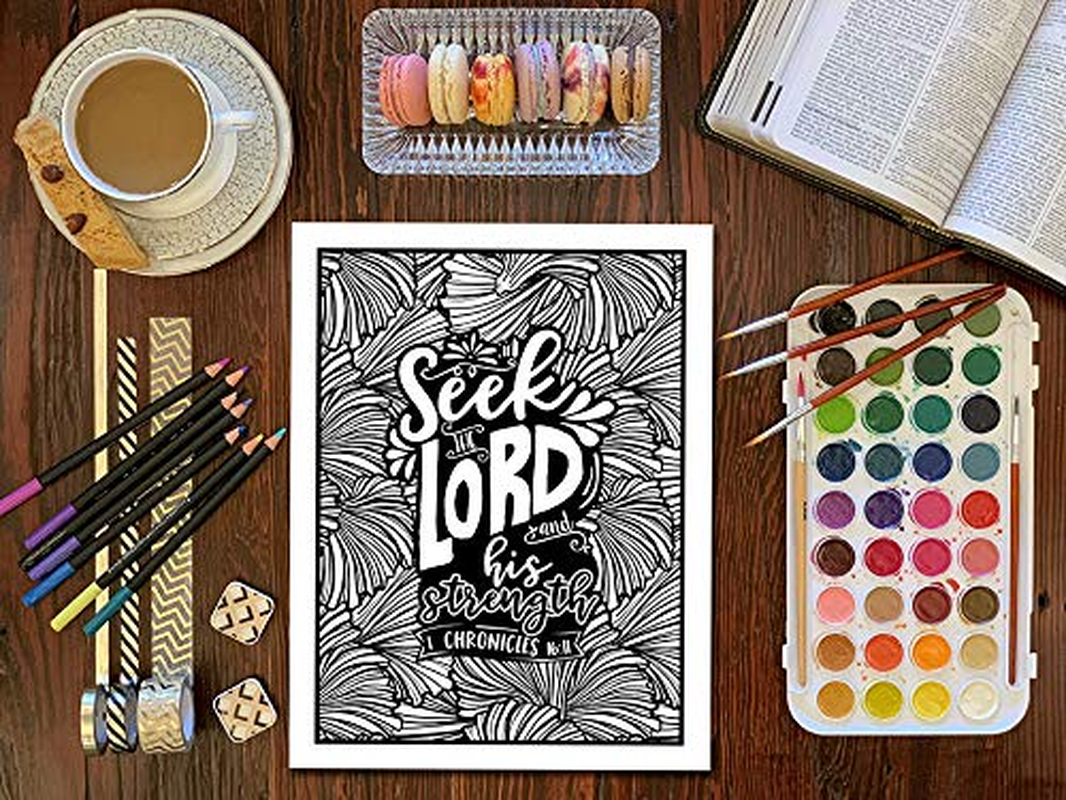 Inspired to Grace Verses for Women: a Christian Coloring Book: Volume 7 image number 3