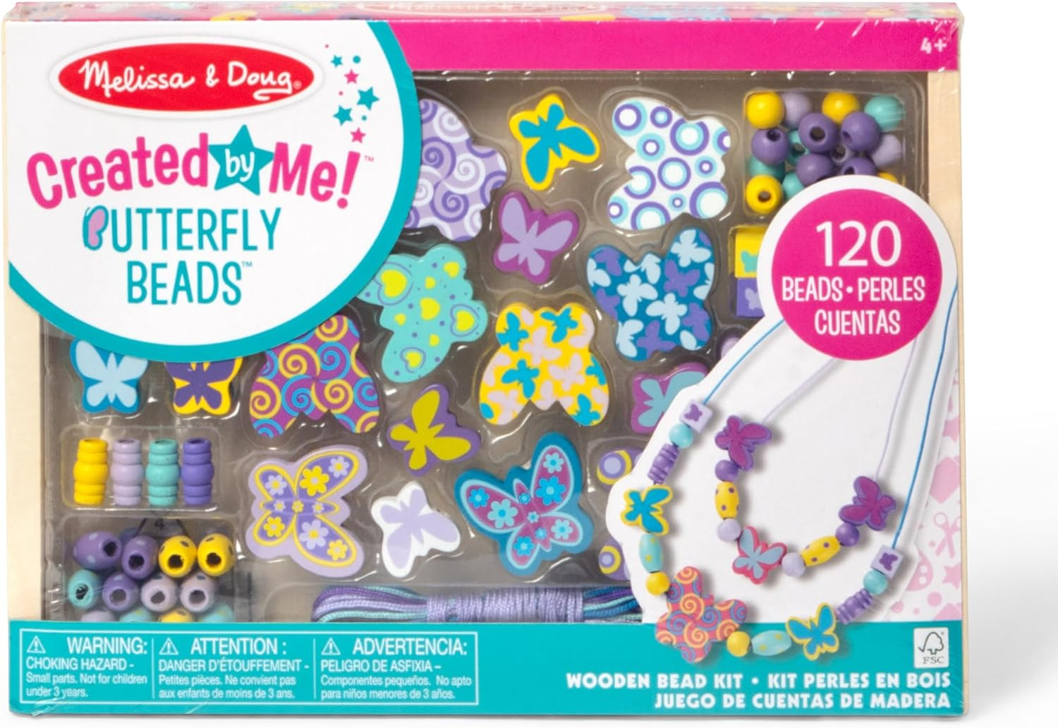 Melissa & Doug - Butterfly Friends Bead Set image number 4