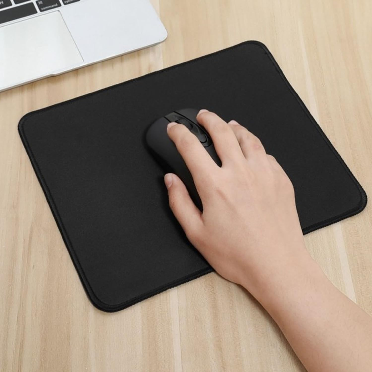 2 Pcs Comfortable and Portable Anti-Slip Rubber Mouse Pads, Precisely Locked Edges, Easy-To-Clean and Reusable Laptop Mouse Pads (25 * 30 * 0.3Cm) image number 6