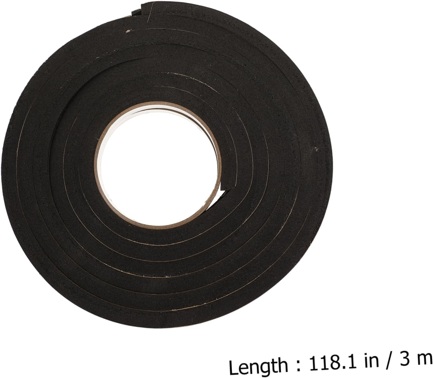 2Rolls Shockproof Foam Tape Eva Sealing Strip Window Seal Tape for Draft Stopper Heavy Duty Weather Seal image number 1