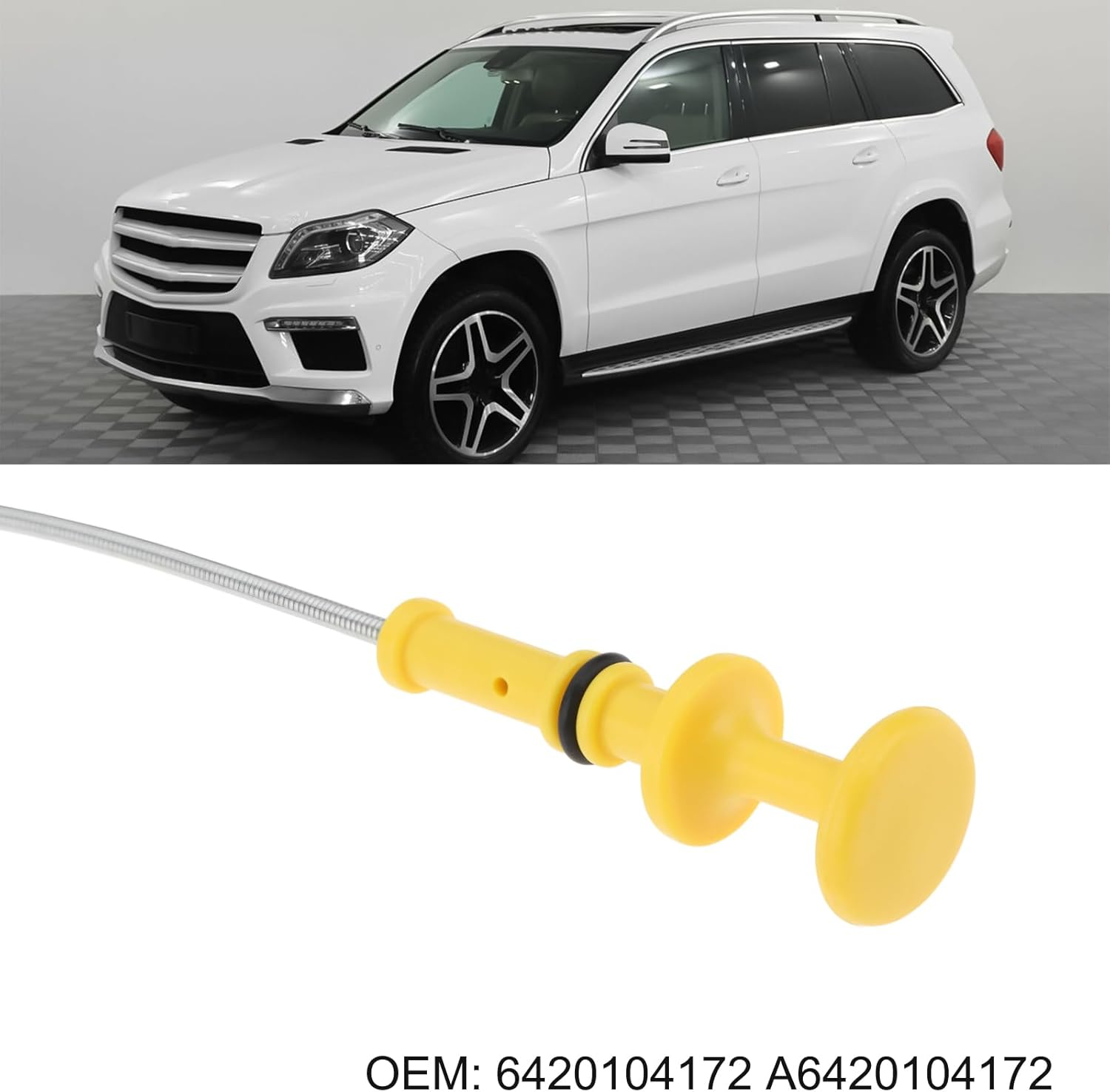 Be in Your Mind 1X Engine Oil Dipstick A6420104172 Compatible with Mercedes-Benz GL350 2013-2016 image number 2