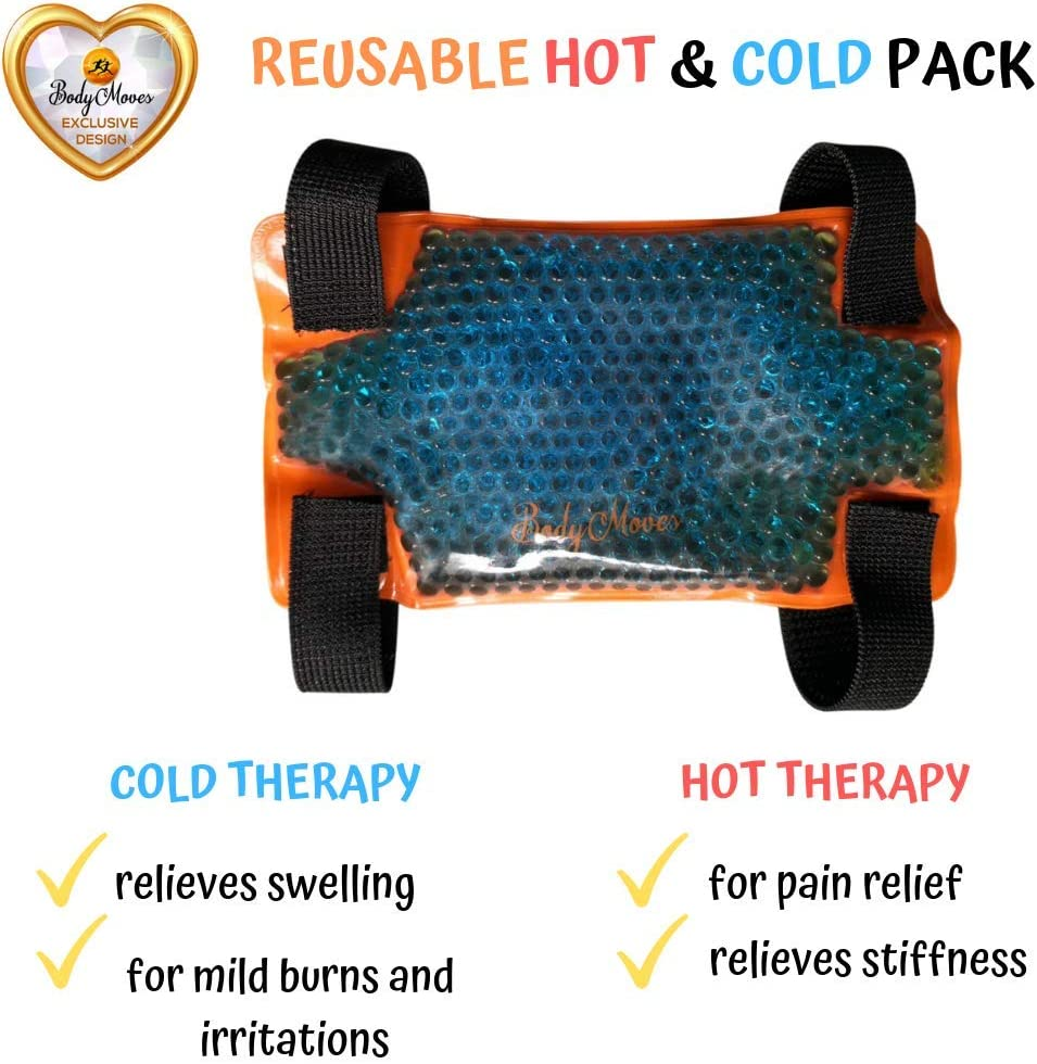 Bodymoves Kid'S Ankle Brace Support plus Hot and Cold Ice Pack (Active Blue, SMALL for Little Kids (US 12-3)) image number 6