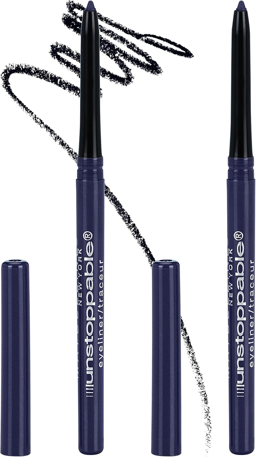 Maybelline Unstoppable Mechanical Eyeliner Pencil Dual Pack, Sapphire, 0.02 Oz