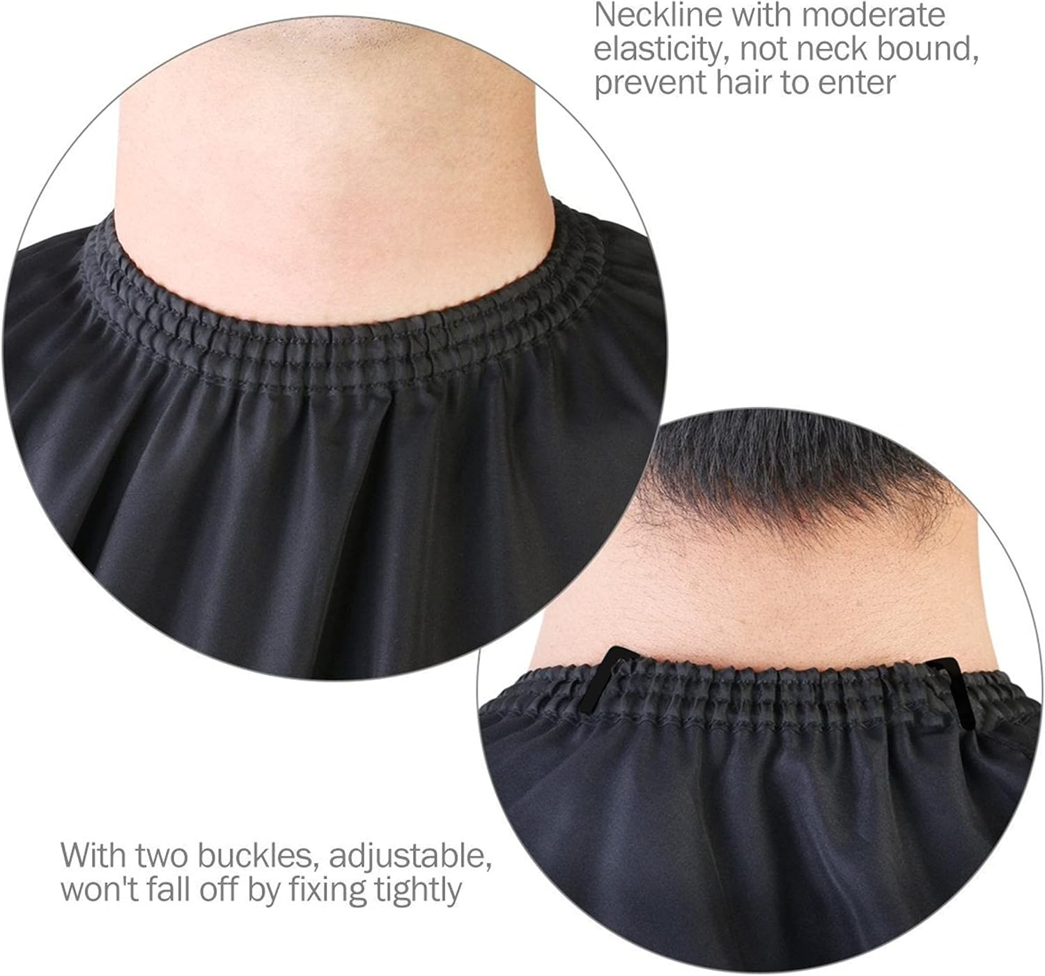 Hairdressing Cape, Original Barbermood Barber Cape, Neon, Professional Hair Design Cape, Hairstyling Accessories, Cutting Cape, Adult Cape, Hairdressing Supplies, Hair Cutting Cape, Black, 138 Cm X158 image number 6