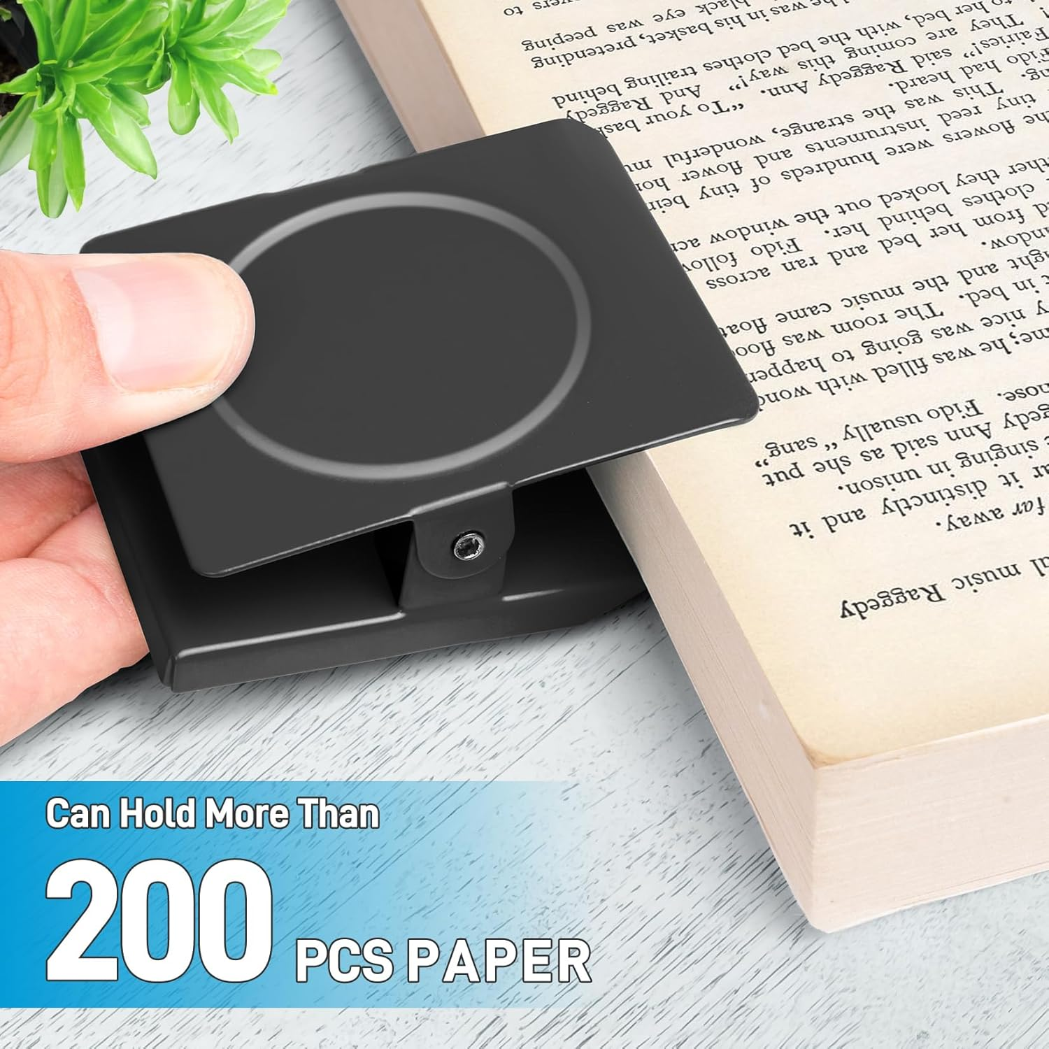 FINDMAG Extra Large Heavy Duty Magnetic Clips - 2.2 Inch, Lock Accessories, School Supplies, Strong for Classroom, Refrigerator, Whiteboard, Office (Black, 4 Pack) - Black image number 5