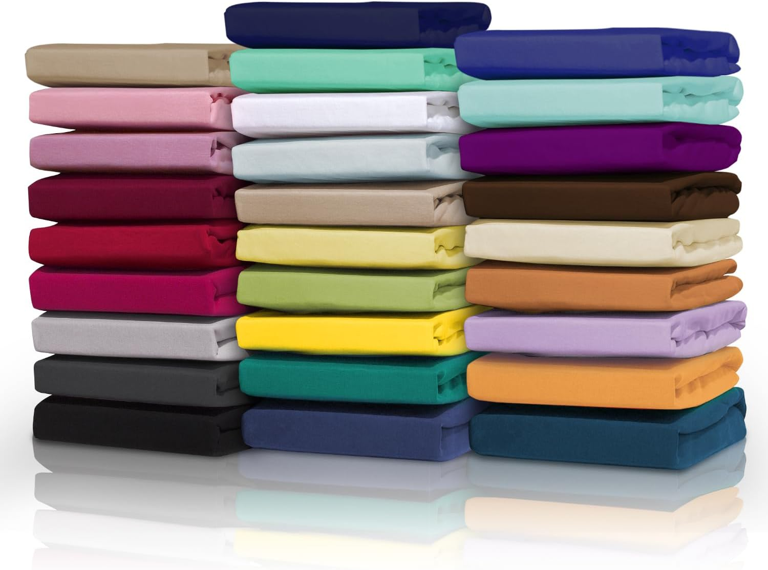 Fitted Sheet Double Bedding with 25 Cm Depth- Super Soft Cosy Easy Care Polycotton Bed Linen- Shrinkage and Fade Resistant- Aqua image number 4