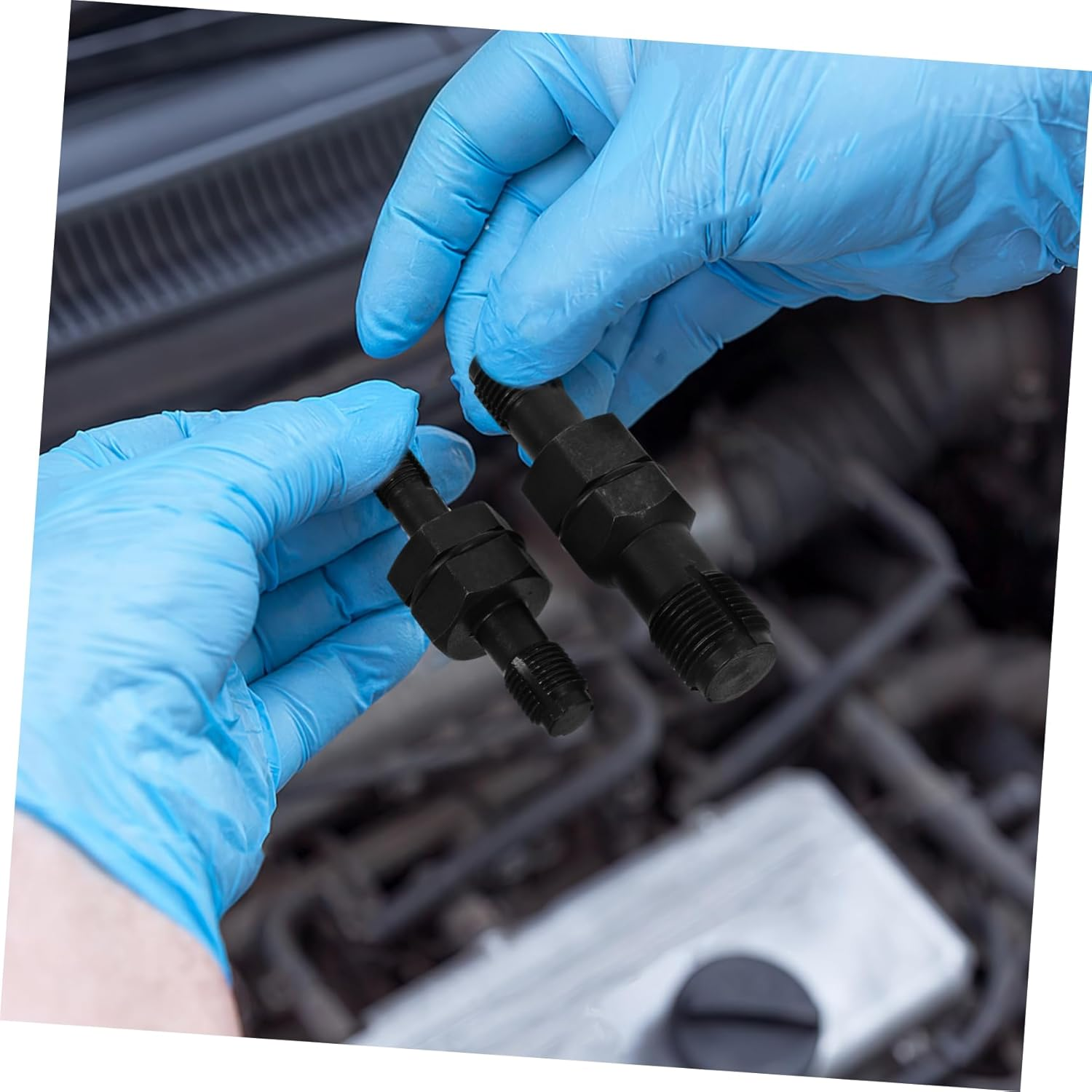 COOLHIYA 2Pcs Spark Plug Thread Repair Kit Automotive Tool for Quick Efficient Restoration for Maintenance and Engine Repair image number 1