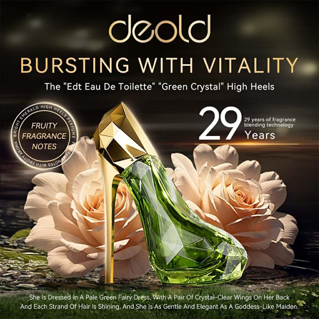 Eau De Parfum Spray of Elegance and Timeless Sophistication Emerald Highheels Perfume Brand Emphasizes Classic image number 5