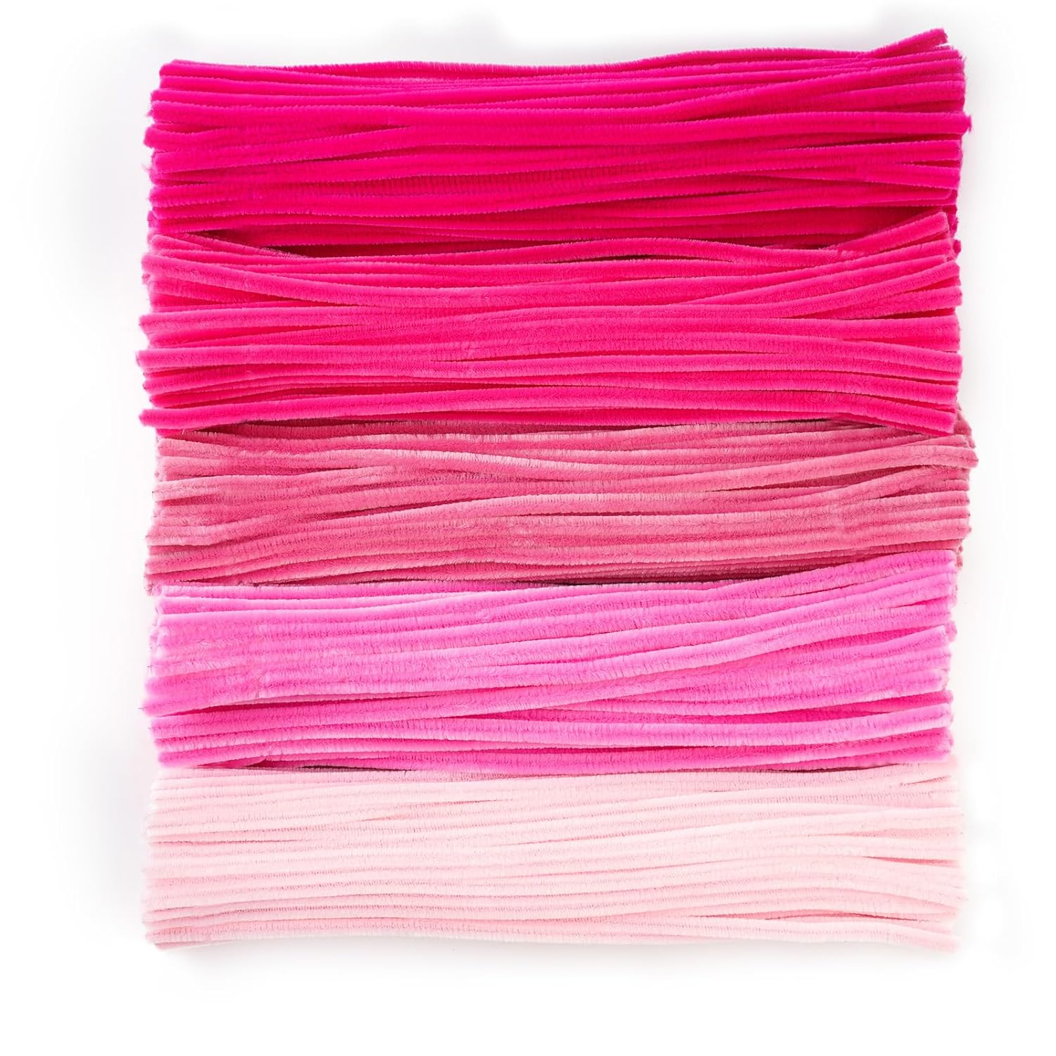Caydo 500 Pieces Pink Pipe Cleaners, Chenille Stems, Pipe Cleaner Crafts for DIY Art and Craft Projects Creative Gift Party Decorations image number 5