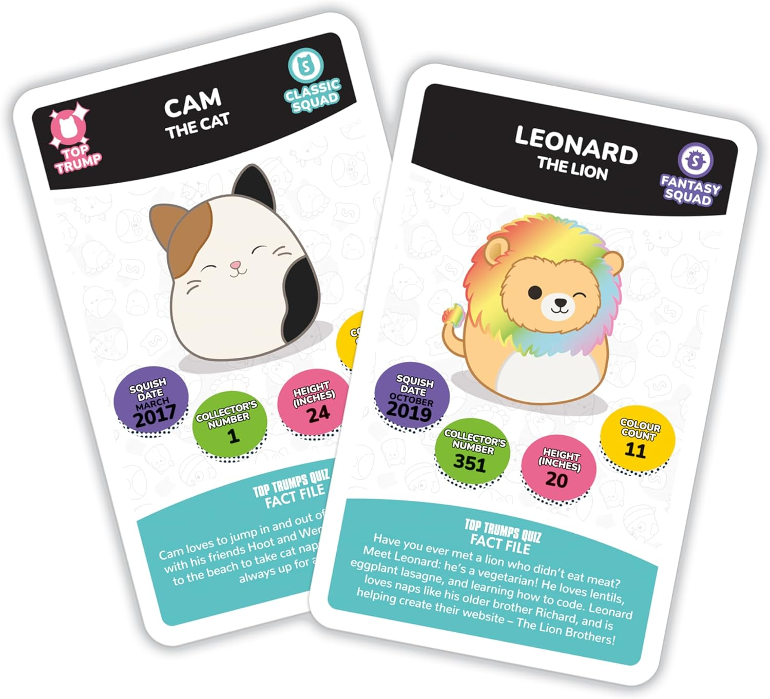 Top Trumps: Squishmallows Card Game - Battle It Out with Your Friends and Family Using 30 of the Squishiest Squad Members Around image number 3
