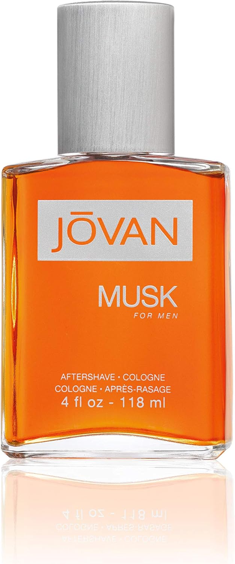 Coty Jovan Musk Aftershave/Cologne Splash 4.0 Oz, 118 Milliliters, Multi, 4 Fl Oz (124719)
