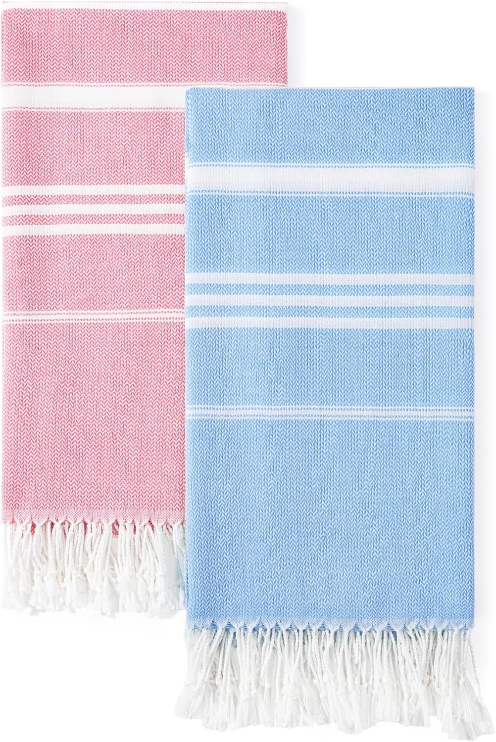 Antfuny 2 Packs Turkish Beach Towels Quick Dry Sand Free Oversized Bath Swim Pool Towel Extra Large XL Big Blanket Adult Travel Essentials Cruise Accessories Must Haves Clearance Vacation Stuff
