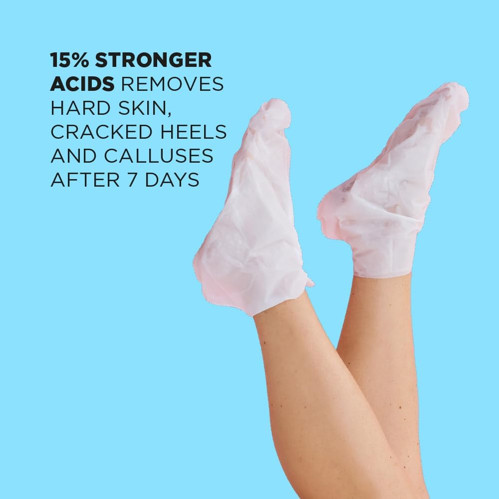 Skin Republic Pedi Foot Peel Max | 15% Stronger Acids for Removing Severely Dry Skin & Cracked Heels | Effectively Eliminates Foot Odour (Pack of 1) image number 4
