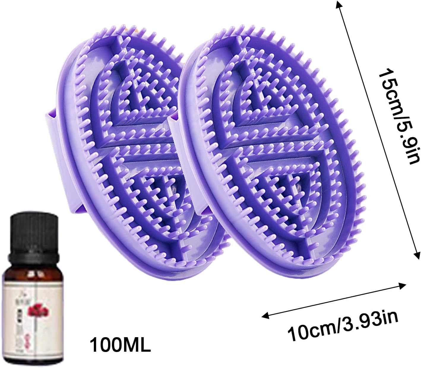 Meridian Brush Massage Brush - Meridian Ergonomic Massage | Long Lasting Safe Comb for Relaxation and Improved Circulation