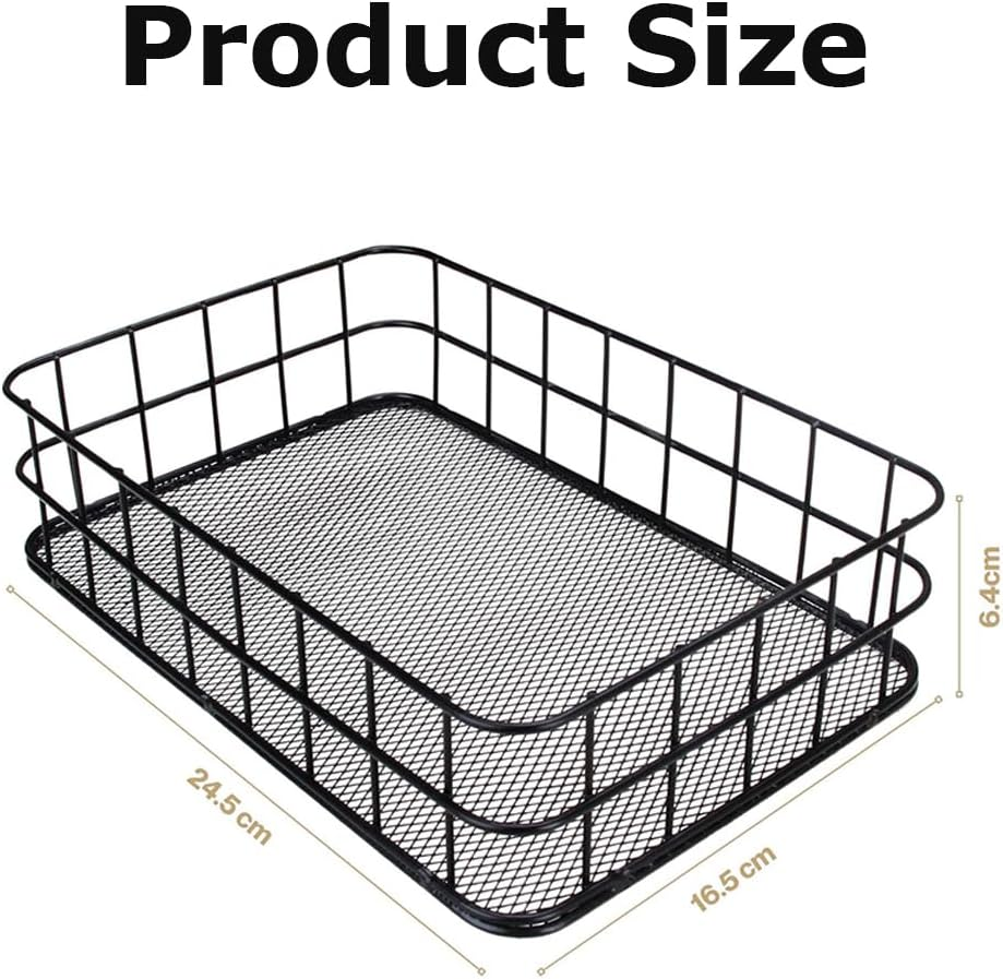 Metal Wire Cabinet Organizer,Multi-Function Cosmetic Organizer,Durable Wire Baskets,Snack Container,Home Essential Supplies,For Food,Cosmetic