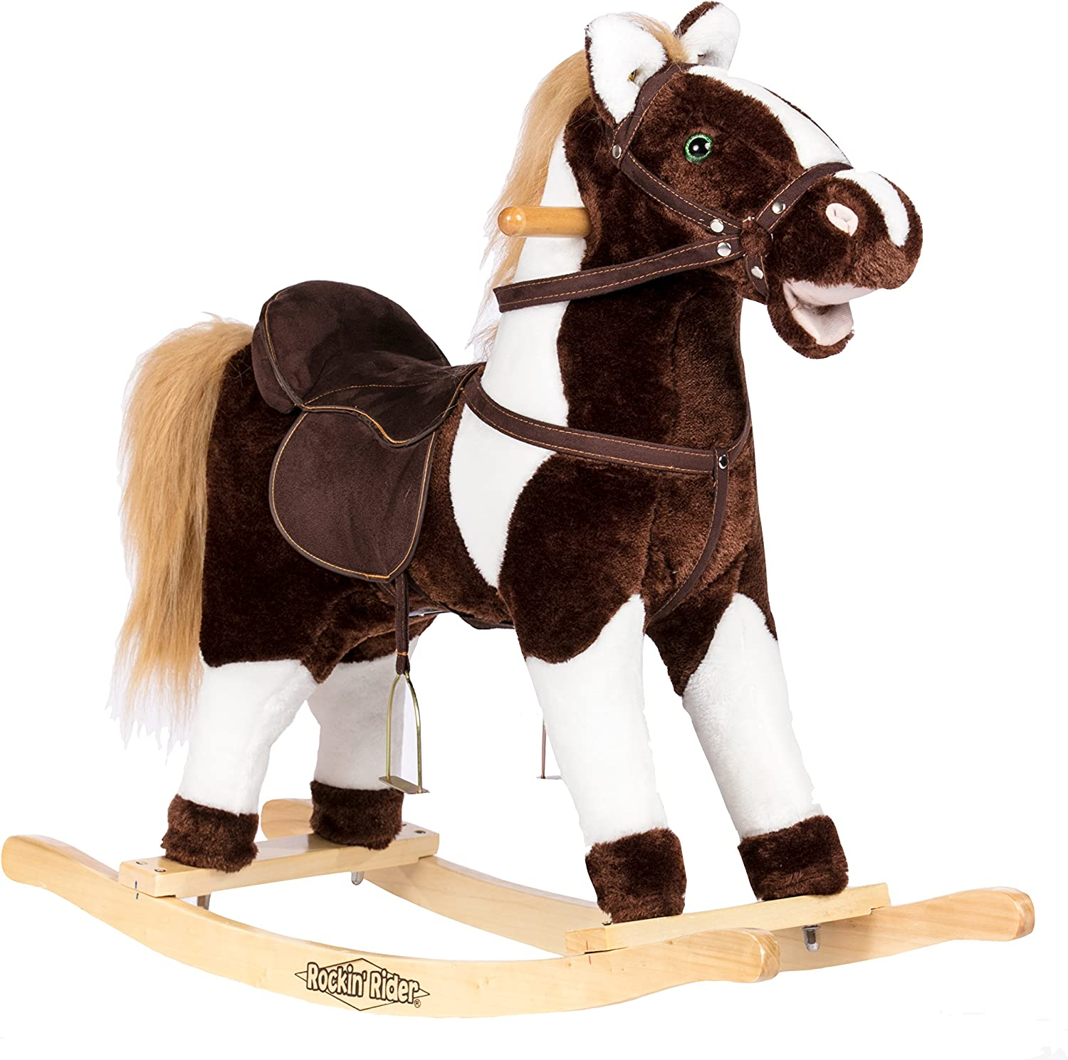 Rockin' Rider Tex Rocking Horse Toy, Blue image number 2