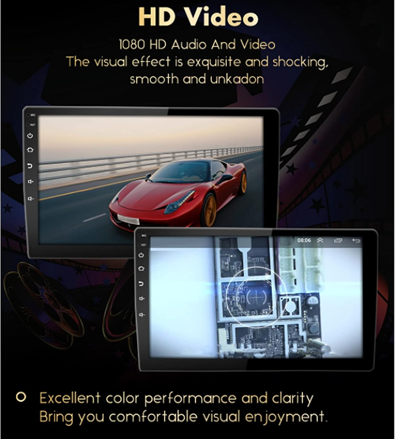 Car Navigator Touchscreen, 9In Display Compatible with Kia Sportage EX Luxury Sport Utility 2016, Android 10.0 Navigation System, Bluetooth GPS Multimedia Player (2+32G)