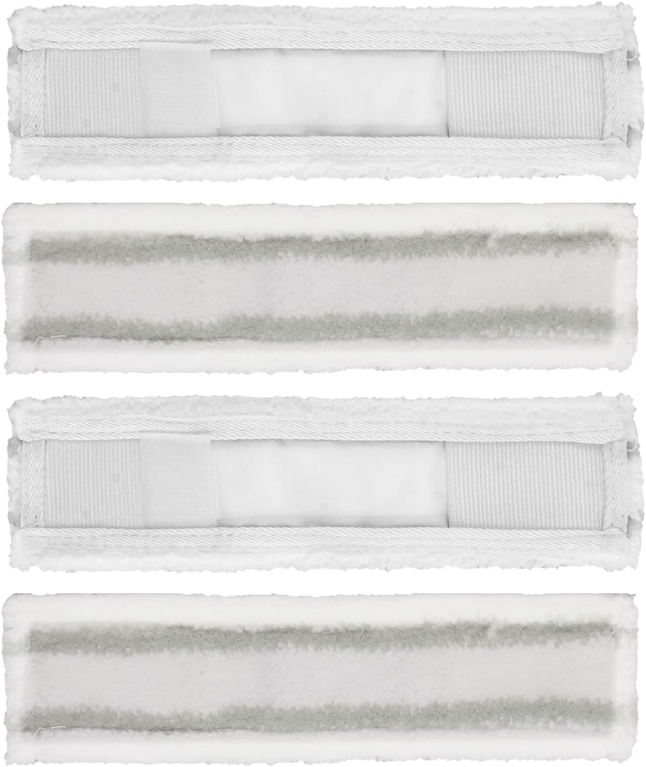 Microfibre Mop Covers Compatible with K&auml;rcher Window Cleaner, Pack of 4 Replacement Mop Cover, Window Cleaner Replacement Parts Accessories, High Cleaning Performance for Window Cleaning (WV1 WV2 WV5)