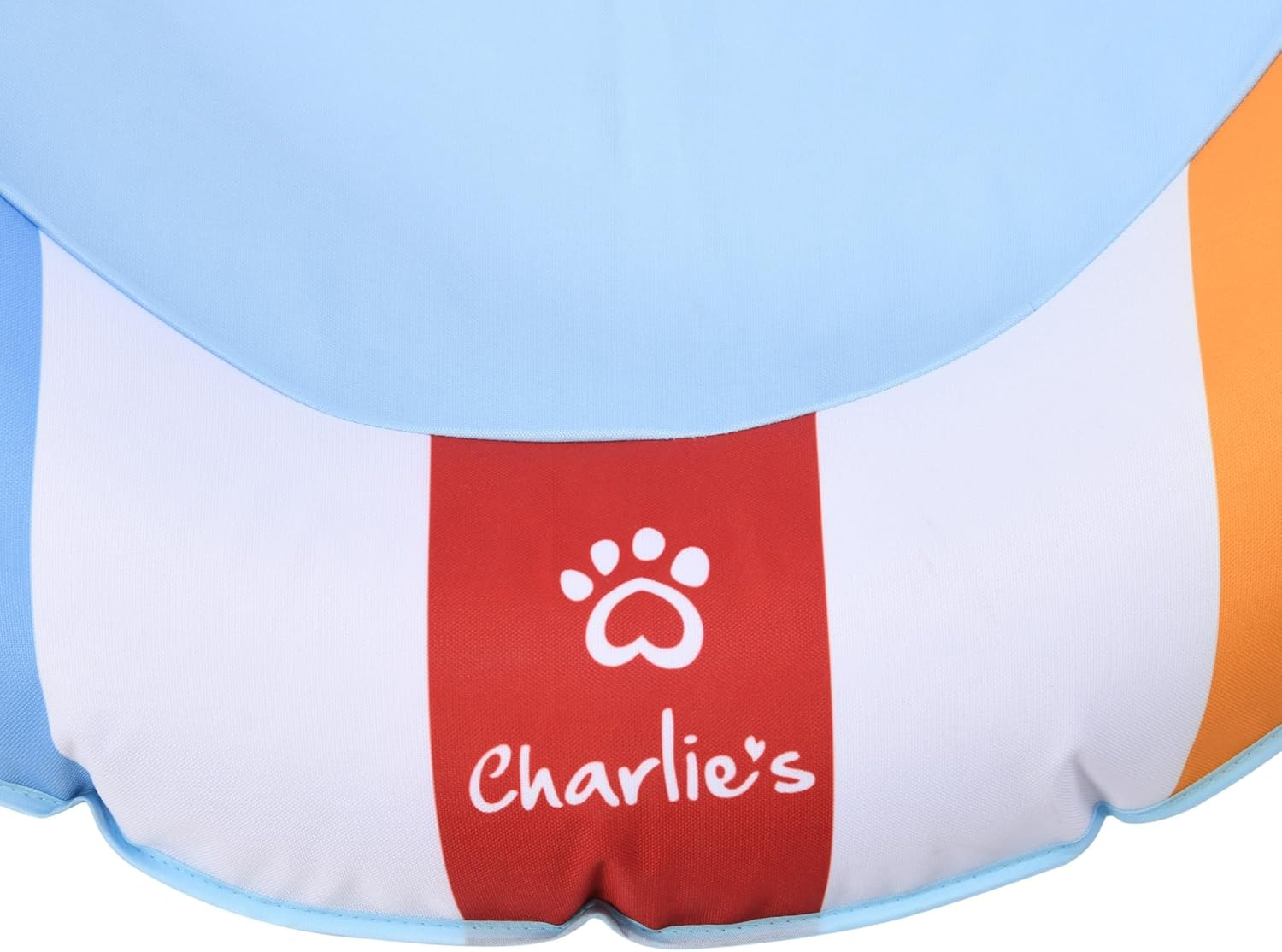 Charlie&rsquo;S Fun Furry Dog Pool Floatie Raft Boat Easy Set up Portable and Foldable Lightweight Design Clean Material Pet Dog Durable Floatie Beach Ball image number 1