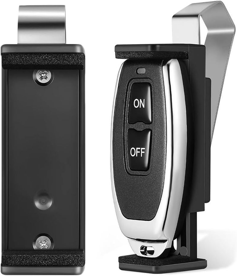 2Pcs Garage Door Opener Clip Universal Car Garage Remote Visor, Universal Car Garage Remote Control Holder, Compatible with Liftmaster, Sears and Chamberlain for Different Size Remotes 1.7-2.8 Inch