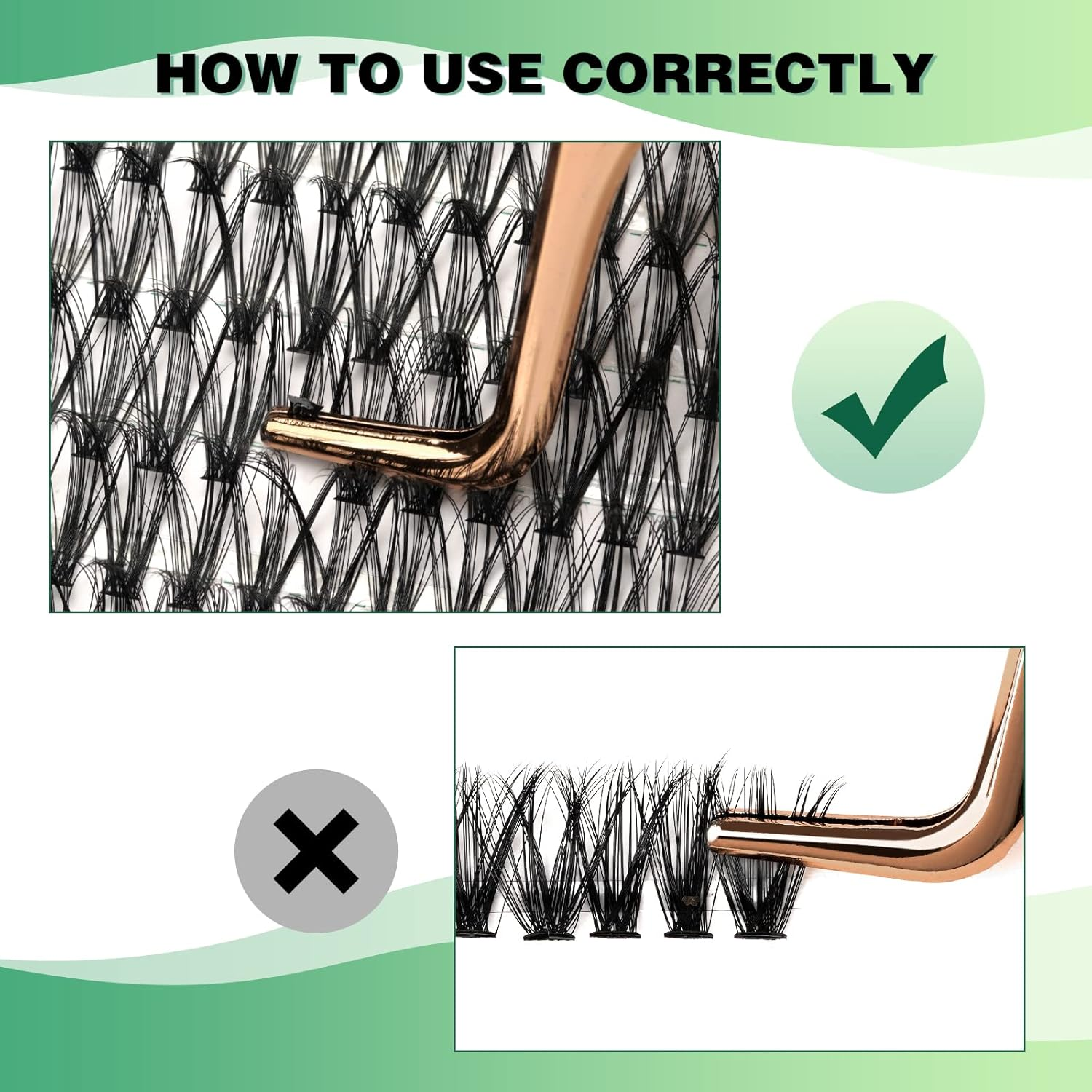 Lash Clusters 300Pcs Individual Lashes 30D 0.07D Curl 15Mm Lash Extensions Clusters Lashes Soft&Natural False Eyelashes Individual DIY Eyelash Extension at Home(30D-0.07D,15Mm) image number 5