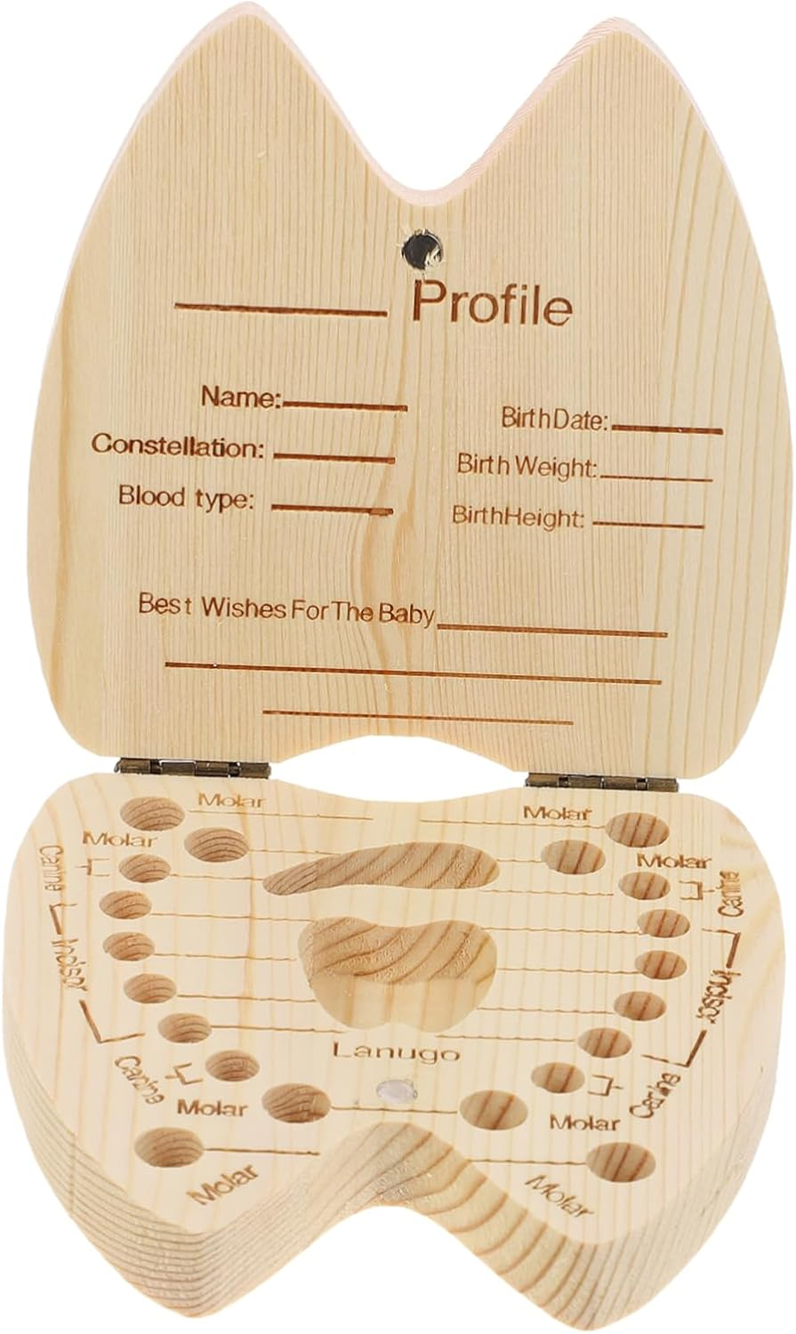 Baby Tooth Keepsake Box for Girls Tooth Fairy Box and Suitable for Newborns and Toddlers image number 5