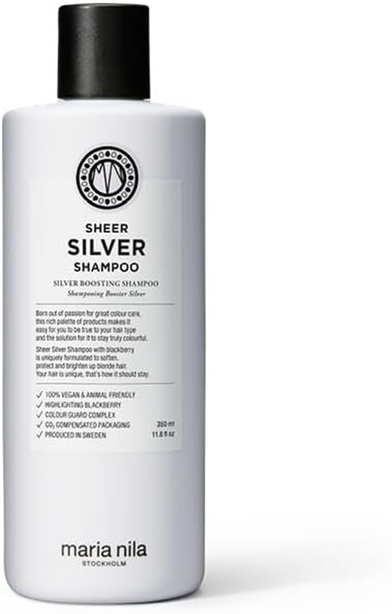 Maria Nila Sheer Silver, Neutralizes Golden Shades, Violet Pigments Gives Cool Tone, 100% Vegan & Sulfate/Paraben Free image number 2