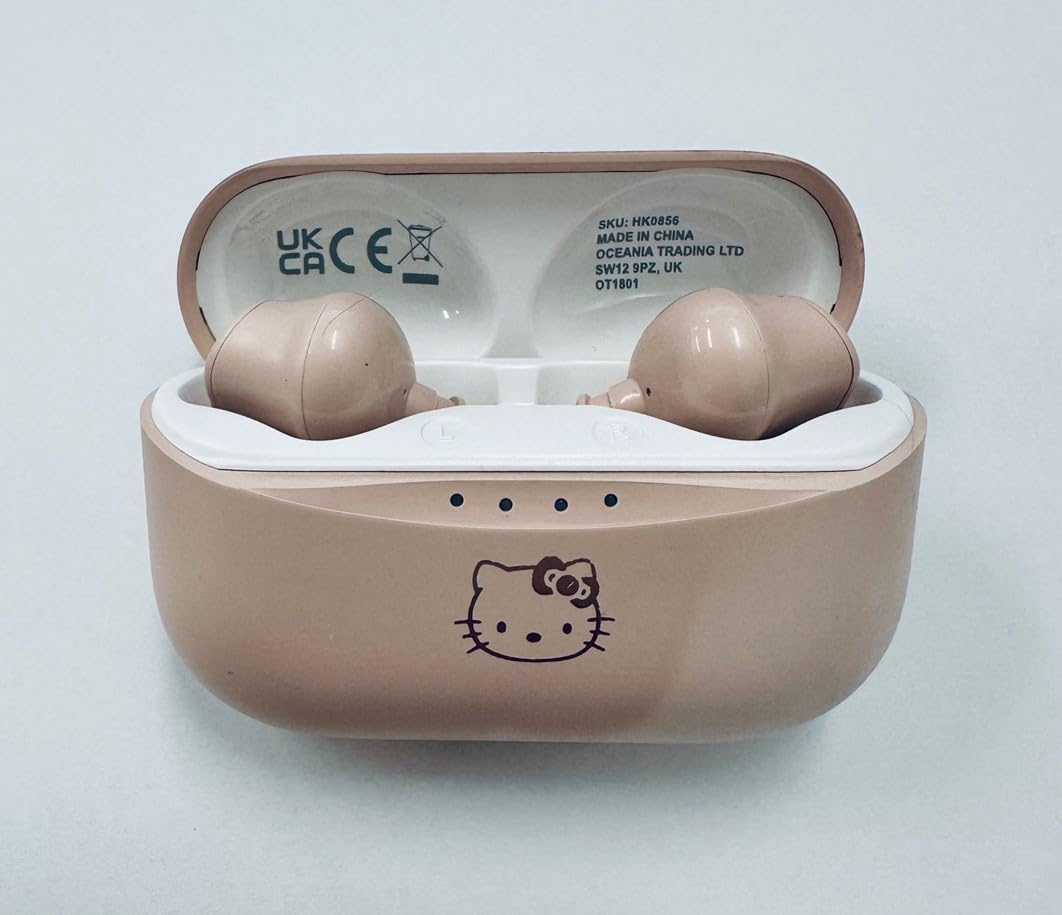 OTL HK0856 Hello Kitty TWS Wireless Earphones with Wireless Charging Case