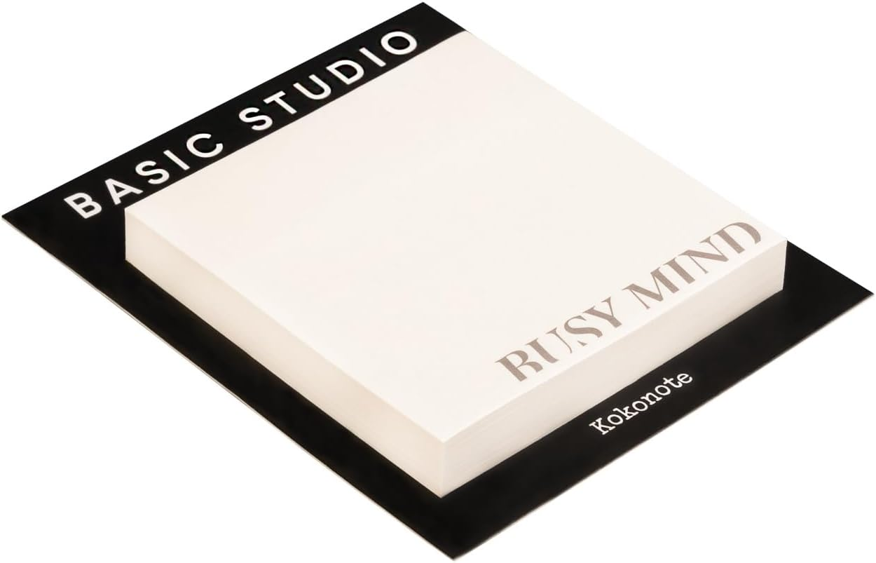 Kokonote Sticky Notes - Habit Tracker | 90 Sheets Note Pads, Cute Sticky Notes, Clear Post It Notes | University Essentials Stationery, Office Accessories, Uni Essentials