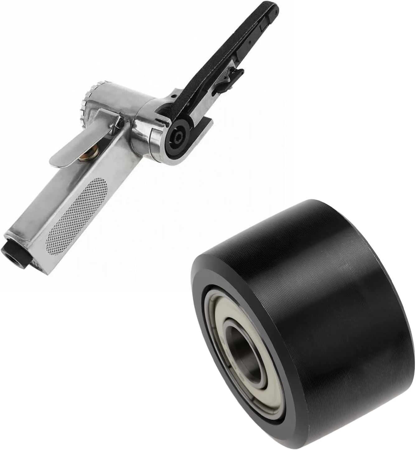 Emsea 2X Pneumatic Belt Sander Front Roller 20X14Mm for 20X520Mm Beltssander Polishing Grinding image number 5