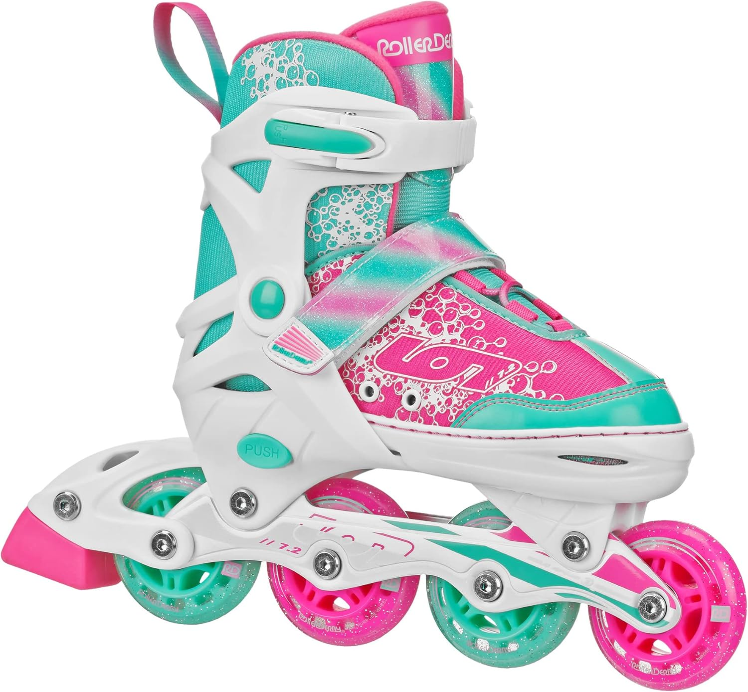 Roller Derby ION 7.2 Girl'S Adjustable Inline Skates image number 5