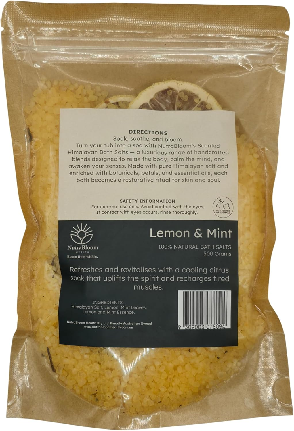 Nutrabloom Botanical Bath Salts (Red Rose) image number 2