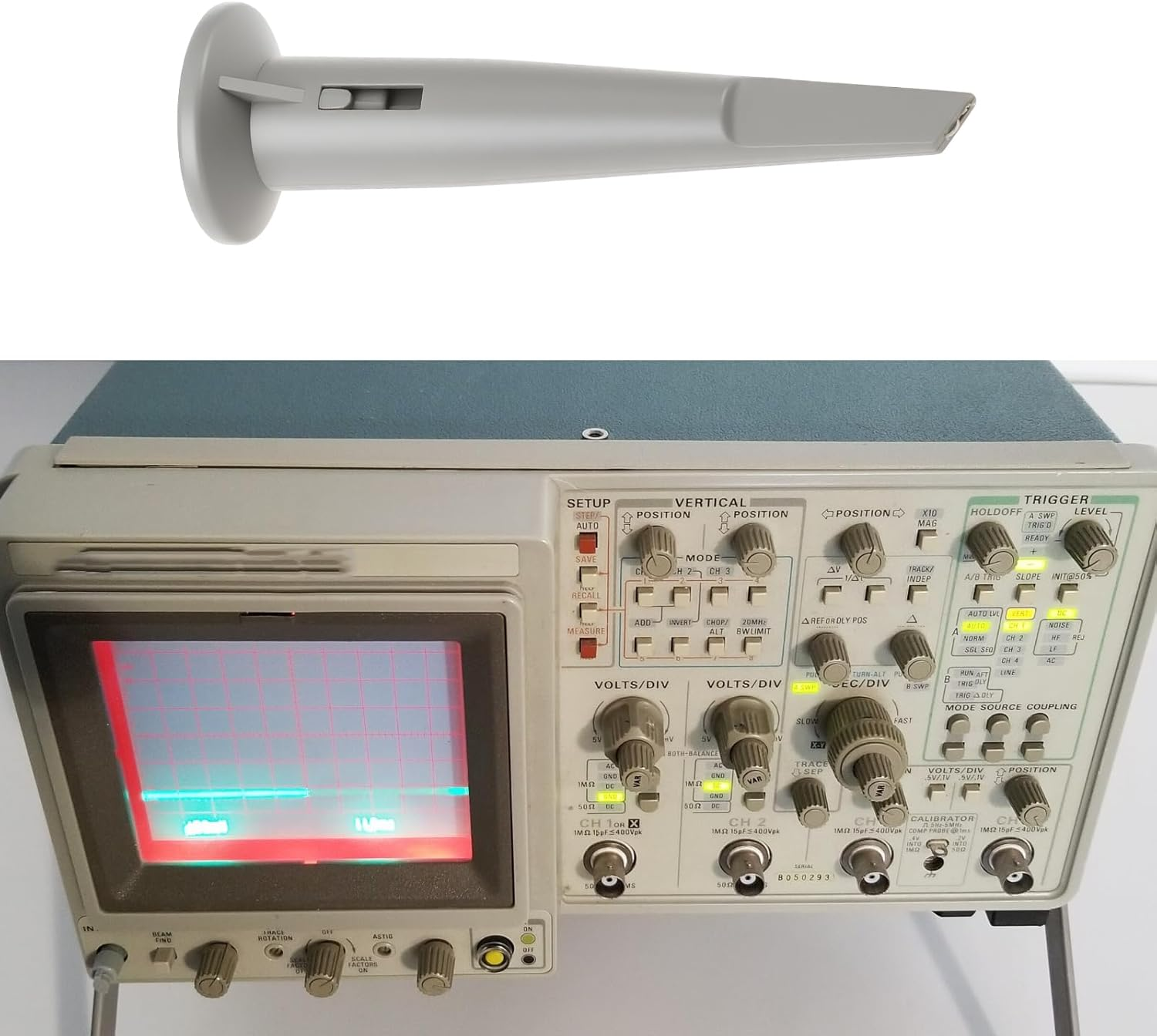 5X Gray Oscilloscope Probe Caps Compatible with Tektronix P6139A, P6138A, P6109, P6105 Instruments image number 4