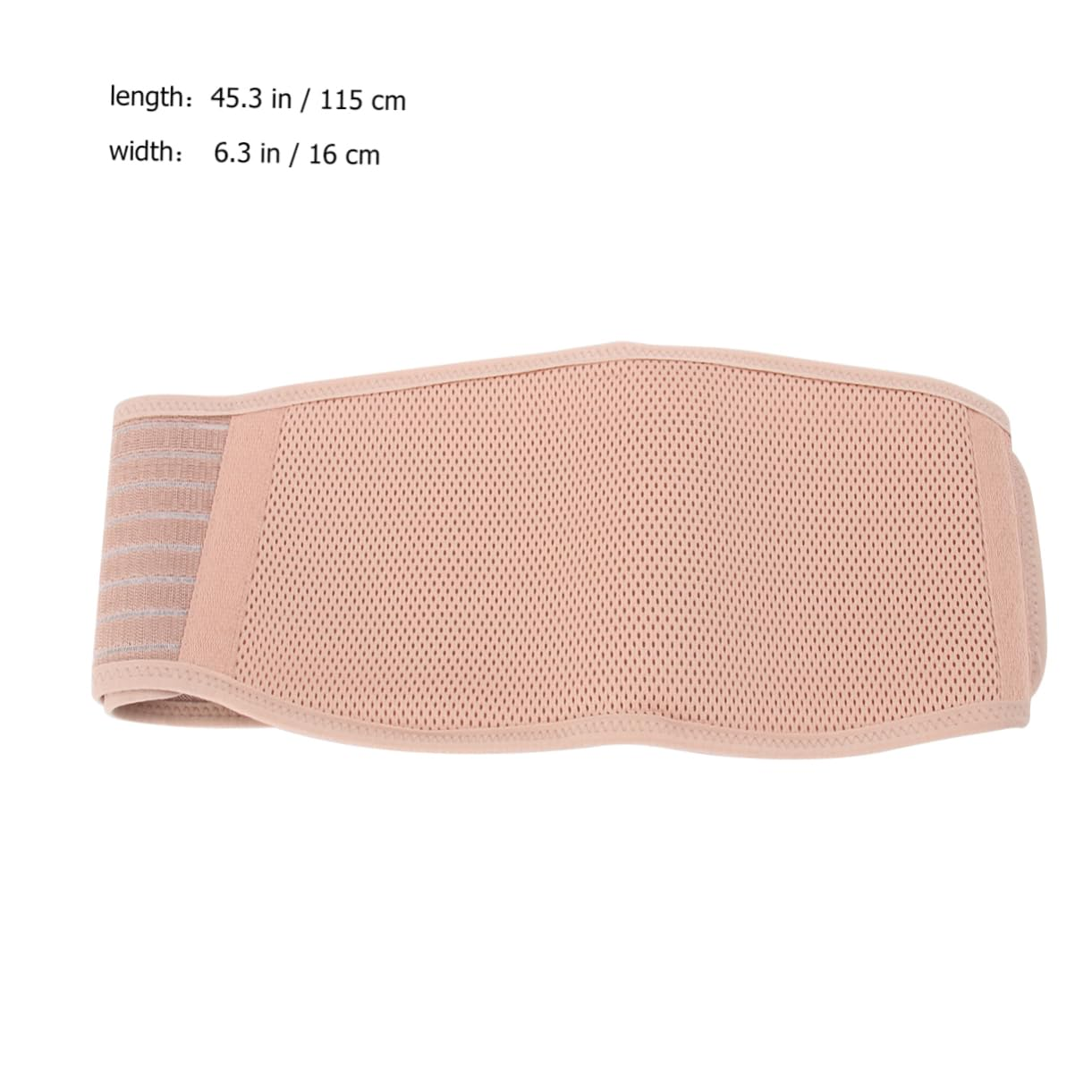 Maternity Belly Belt and Abdomen Support Band Breathable Waist Care Belt Pregnancy Protector Back Brace for Women Beige Free Size
