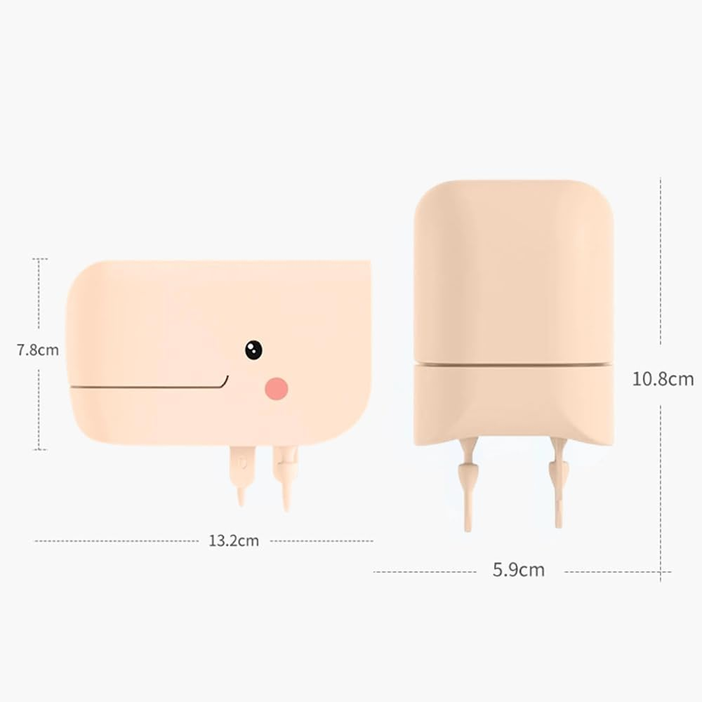 Soft Cute Faucet Cover Bathtub Spout Cover,Protective Faucet Safety Guard for Kids, Bathtub Protector for Baby Shower (Apricot) image number 5